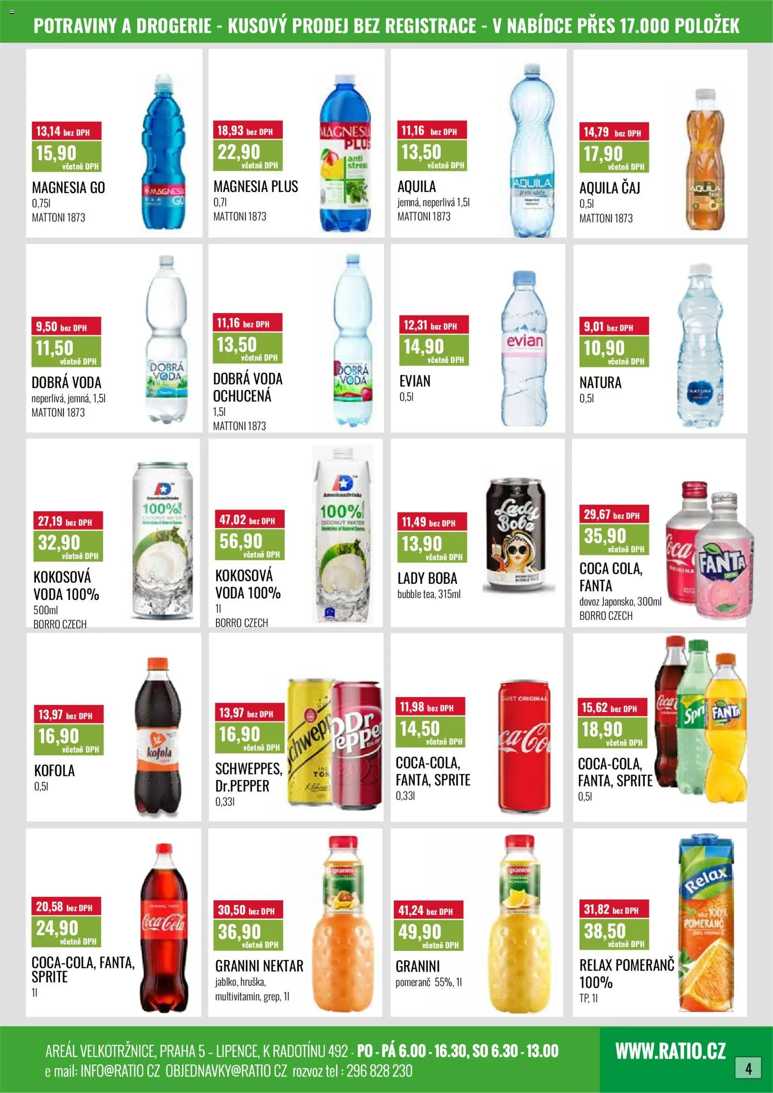 Ratio leták od 01.04.2026 | Strana: 5 | Produkty: Mattoni, Čaj, Sprite, Cola