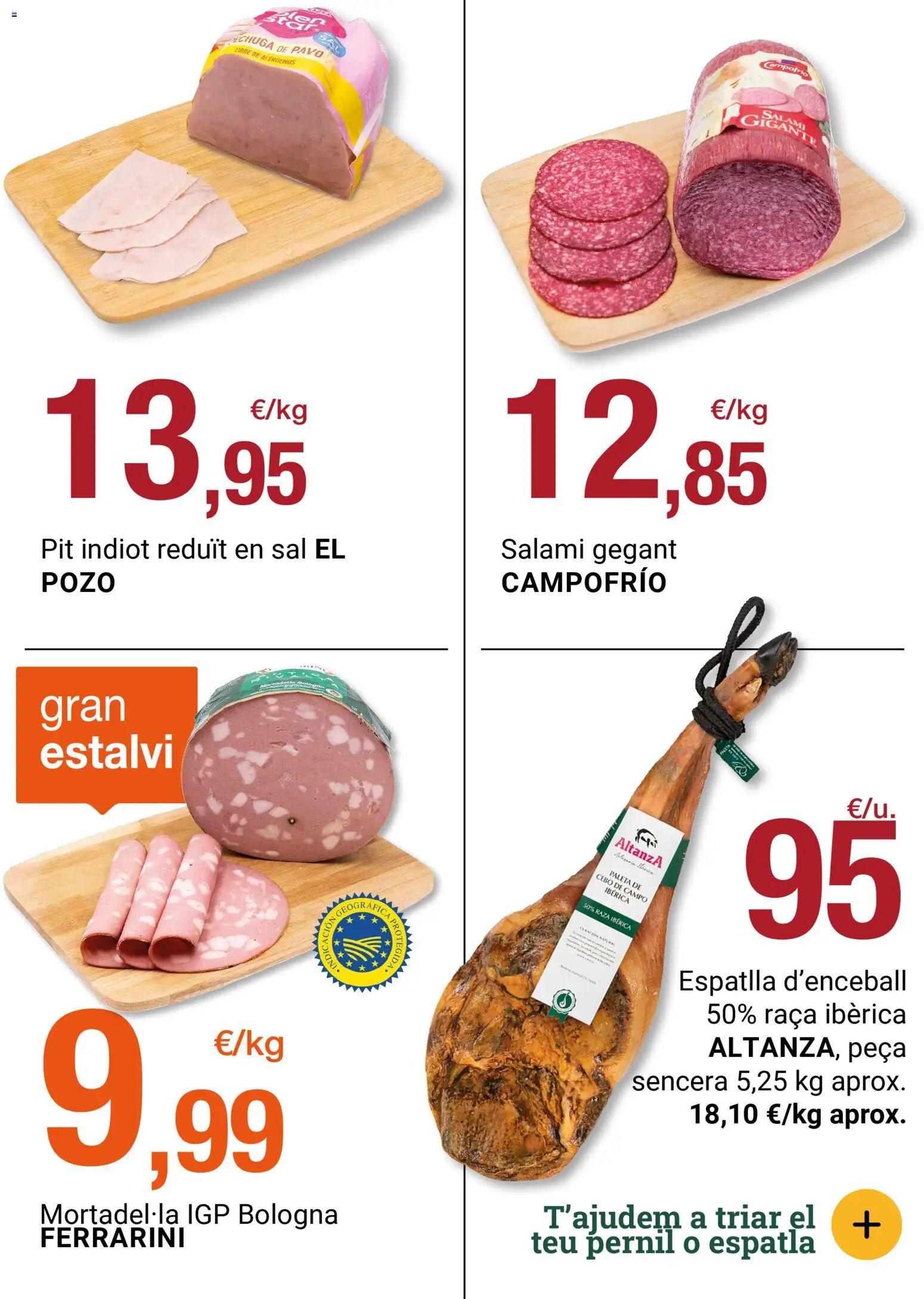 Bonpreu folleto │ válido desde el 04.11.2025 | Página: 50 | Productos: Salami