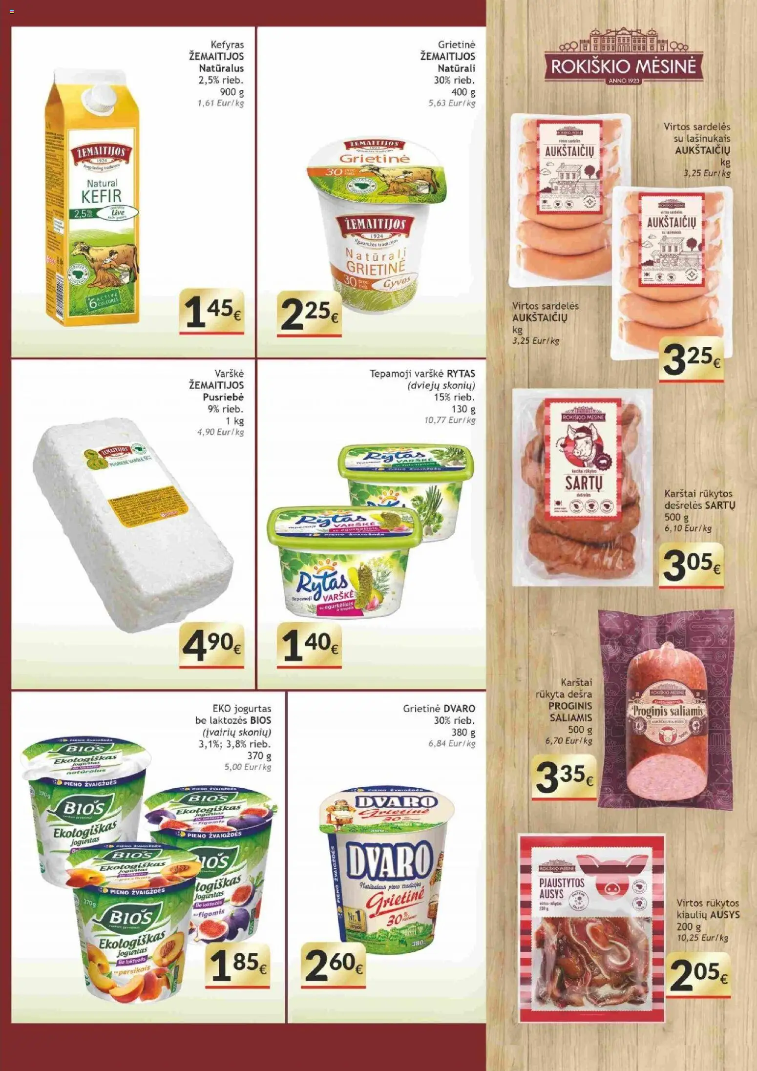 Koops akcijos nuo 31.10.2025 | Puslapis: 5 | Prekių: Sardelės, Varškė, Saliamis, Dešra