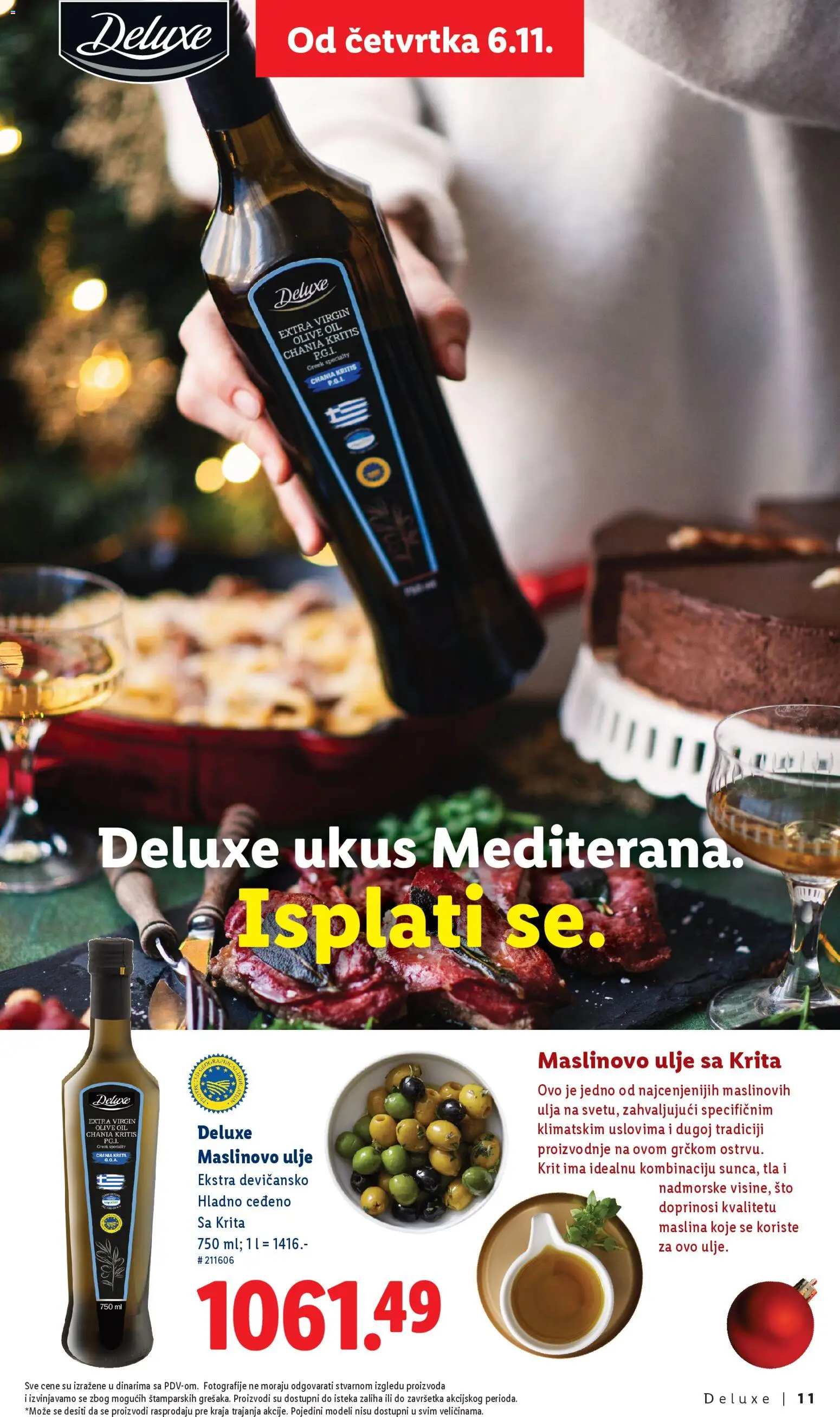 Lidl katalog - važi od 06.11.2025 | Strana: 11 | Proizvode: Sto, Ulje, Maslinovo ulje