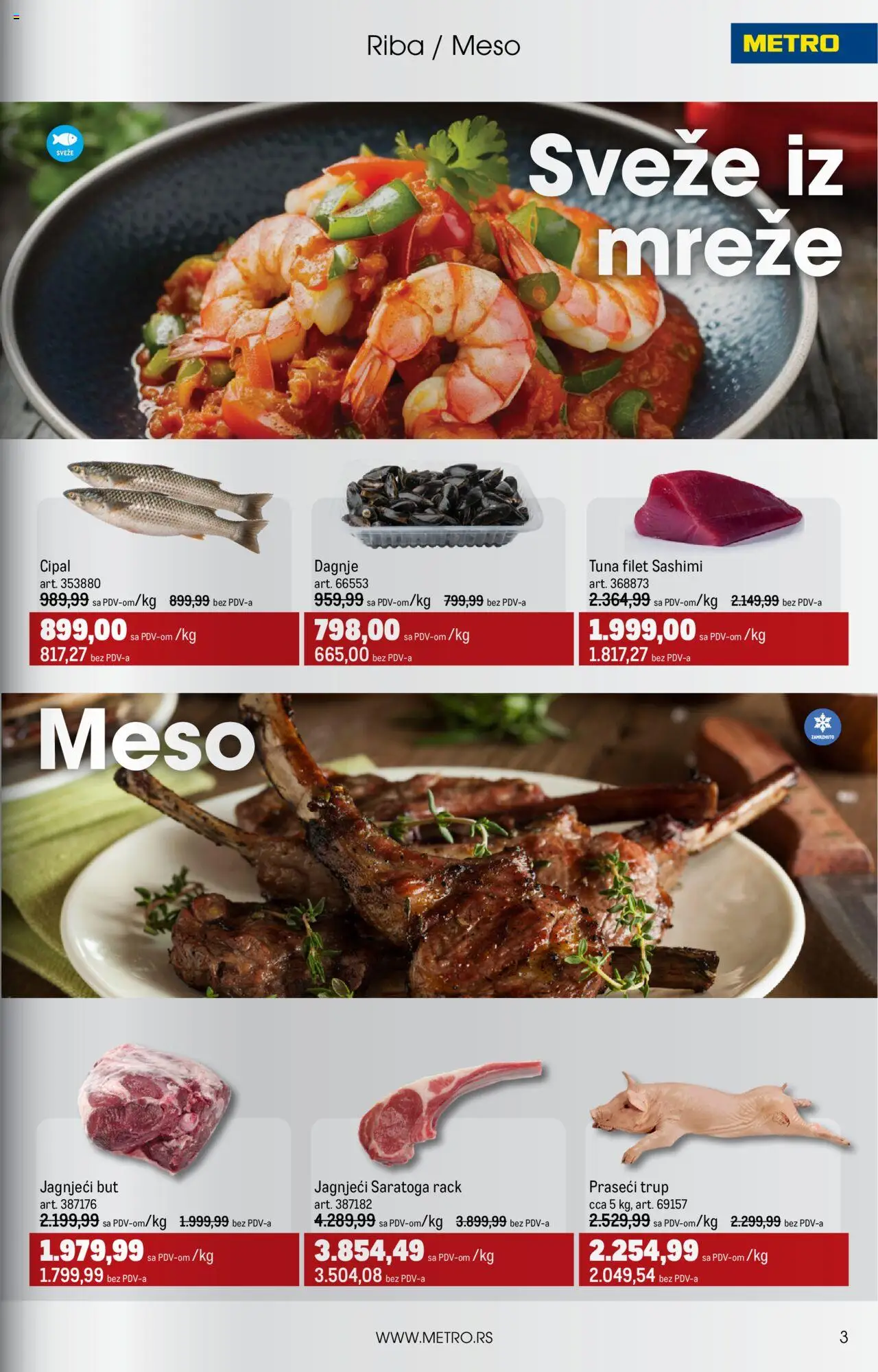 Metro katalog - važi od 01.06.2025 | Strana: 3 | Proizvode: Riba