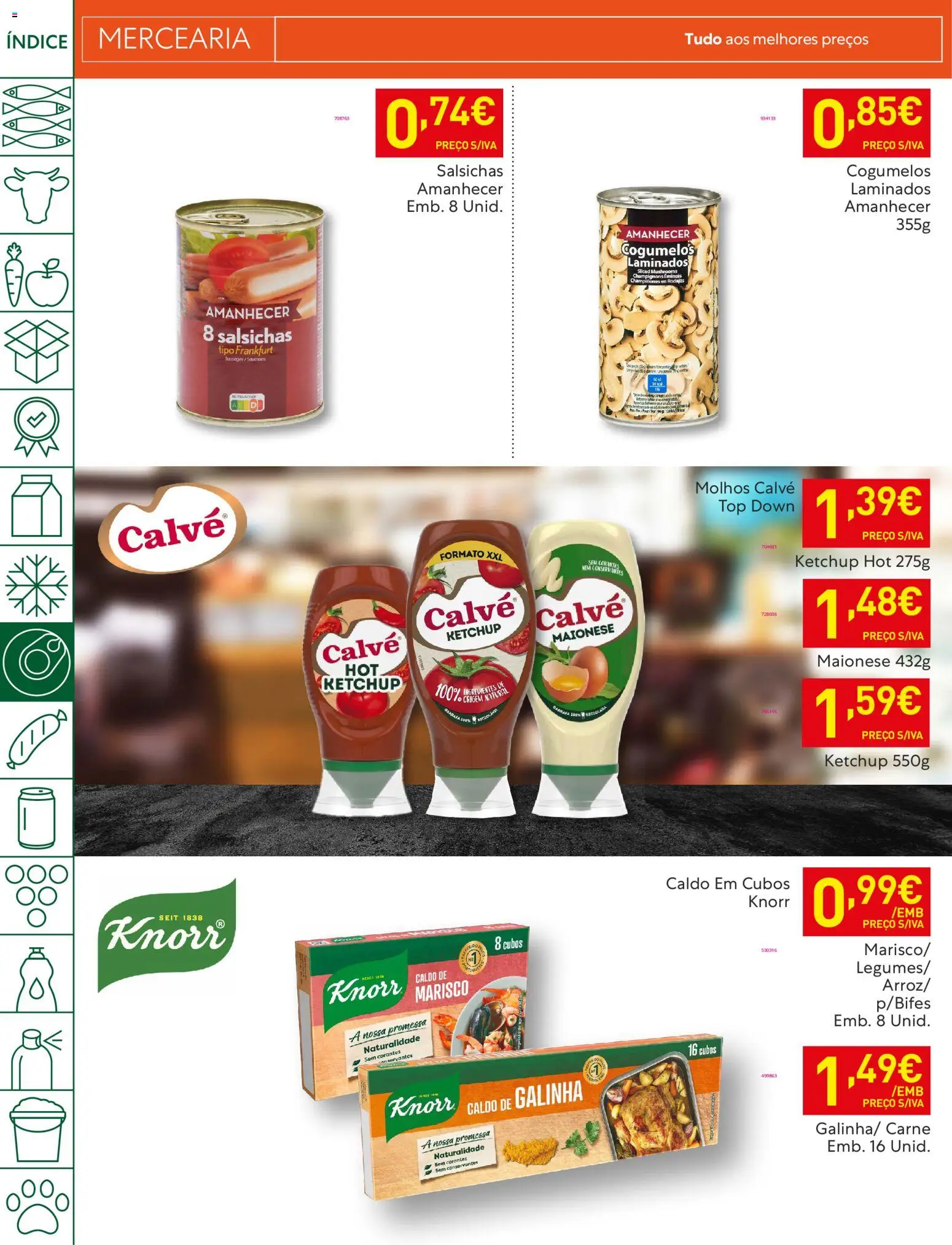 Recheio folheto │ válido de 13.01.2026 | Página: 22 | Produtos: Maionese, Carne, Ketchup, Cogumelos