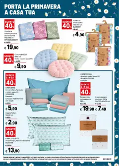Anteprima del volantino Iper volantino Casa valido a partire dal 07.04.2026 | Pagina: 16 | Prodotti: Accappatoio, Cappuccio, Letto, Tovaglia