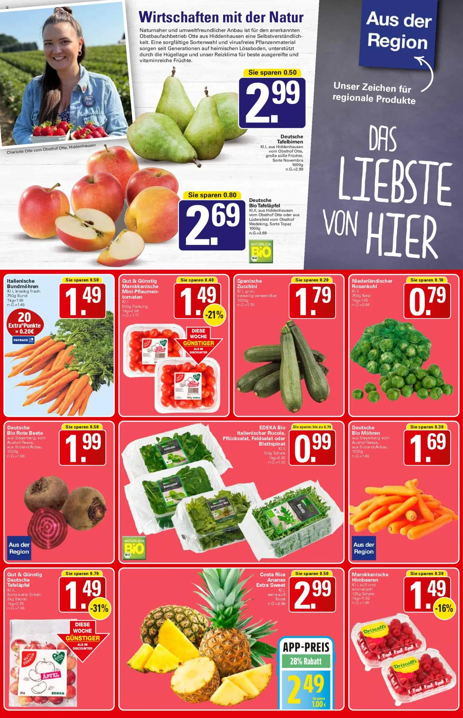 WEZ Prospekt – gültig ab 26.01.2026 | Seite: 5 | Produkte: Himbeeren, Rucola, Rote Beete, Zucchini