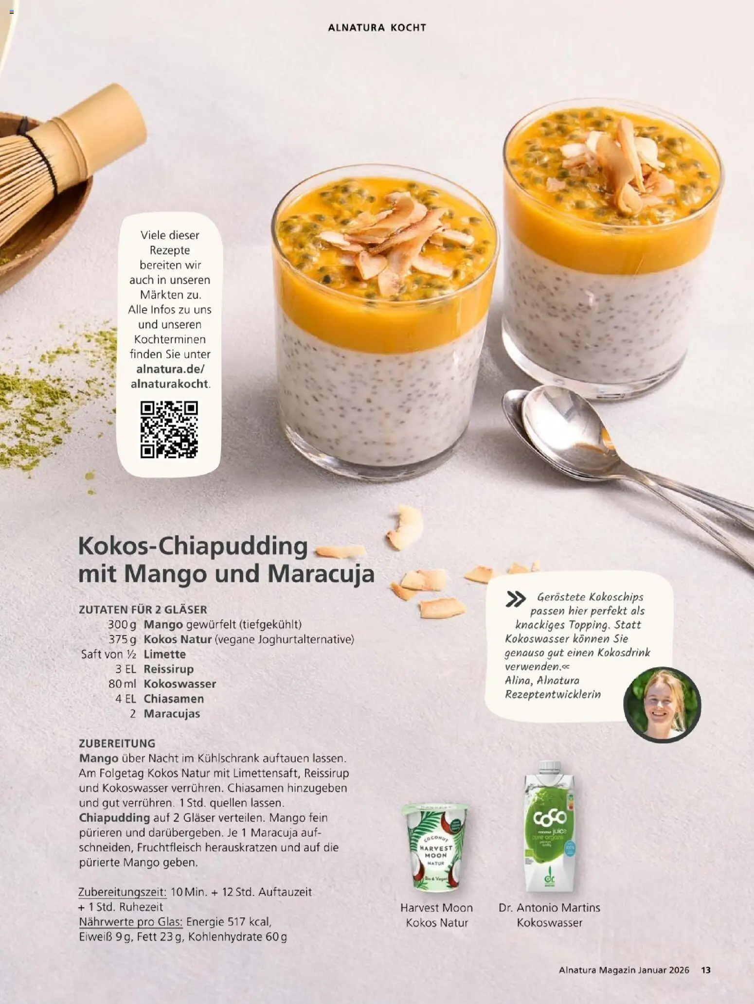 Alnatura Prospekt – gültig ab 01.01.2026 | Seite: 13 | Produkte: Kühlschrank, Mango, Limette, Saft