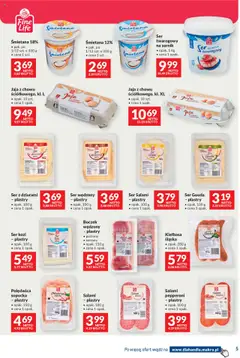 Makro Gazetka - Dystrybucja do sklepów od 02.09.2025 | Strona: 5 | Produkty: Kiełbasa, Ser kozi, Boczek, Jaja