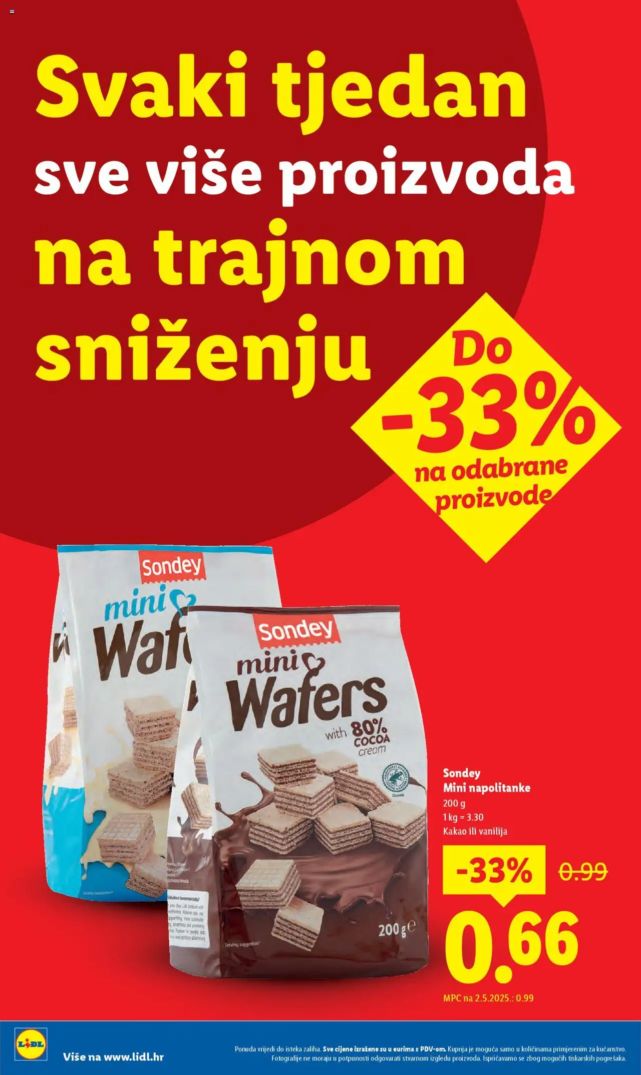 Lidl katalog | vrijedi od 08.09.2025 | Stranica: 28 | Proizvodi: Napolitanke, Kakao