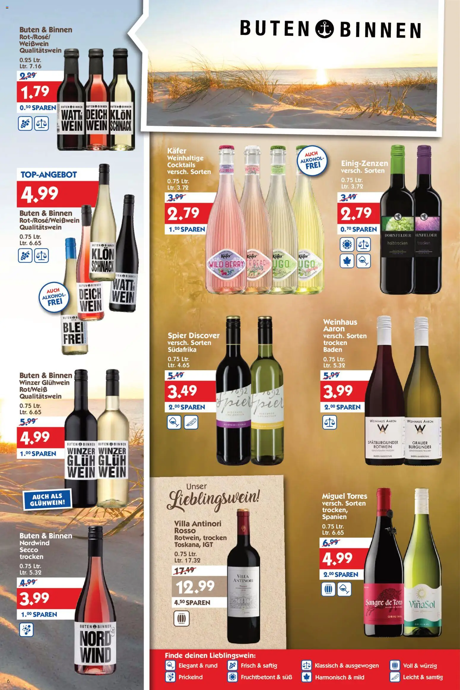HOL’AB! Prospekt 	 – gültig ab 03.11.2025 | Seite: 6 | Produkte: Weißwein, Rotwein, Wein