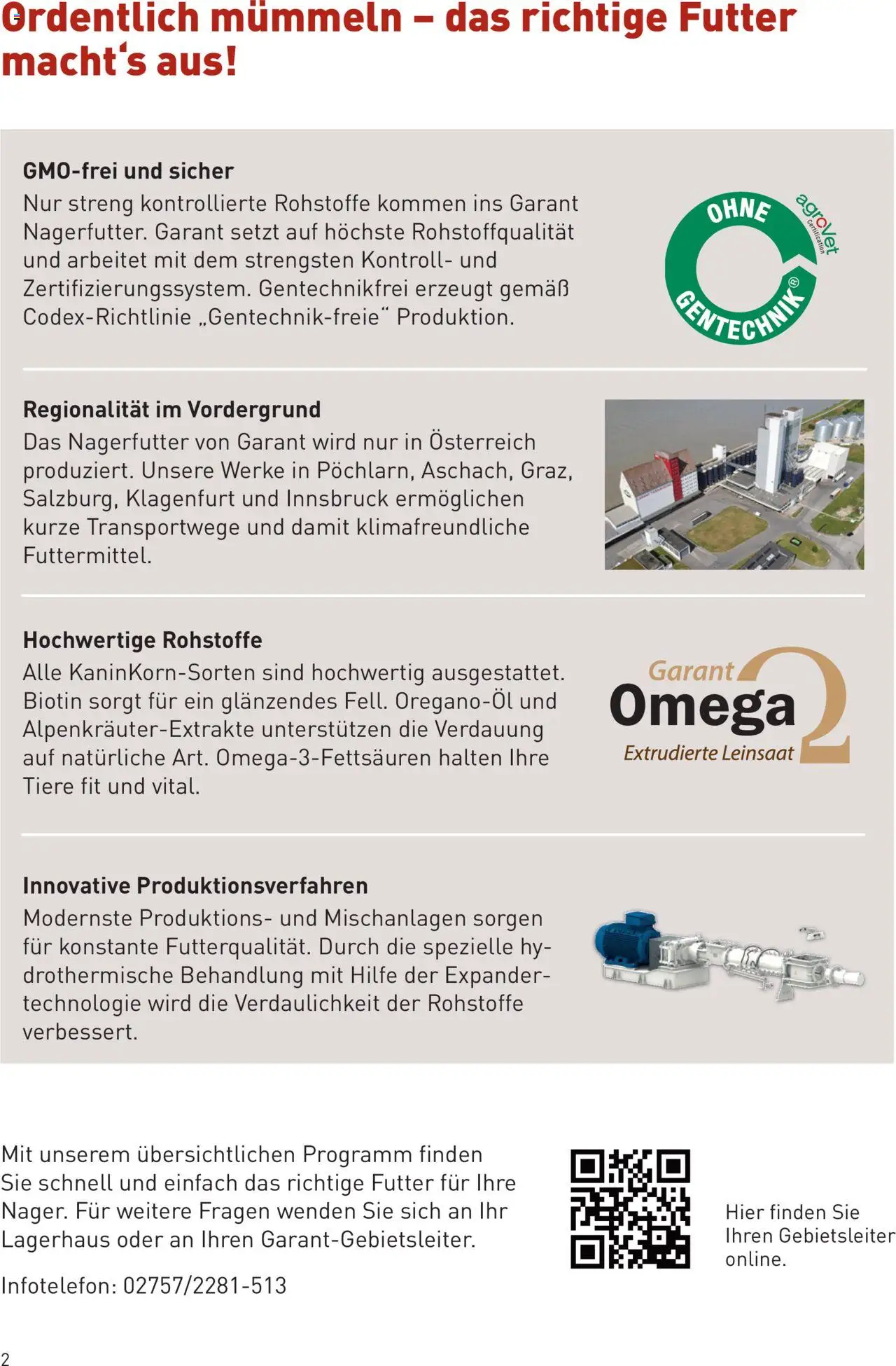 Lagerhaus Garant Qualitätsfutter Nager gültig ab 01.10.2025 | Seite: 2