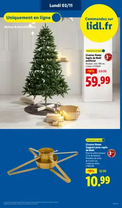 LIDL - Prévisualisation de LIDL catalogue semaine 44 valide à partir de 30.10.2025 | Page: 73 | Produits: Sapin de Noël