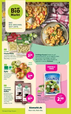 BioMarkt Prospekt gültig ab dem 27.08.2025