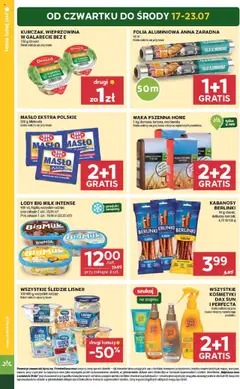 Stokrotka Gazetka - Market od 17.07.2025 | Strona: 2 | Produkty: Kurczak, Masło, Lody, Warzywa