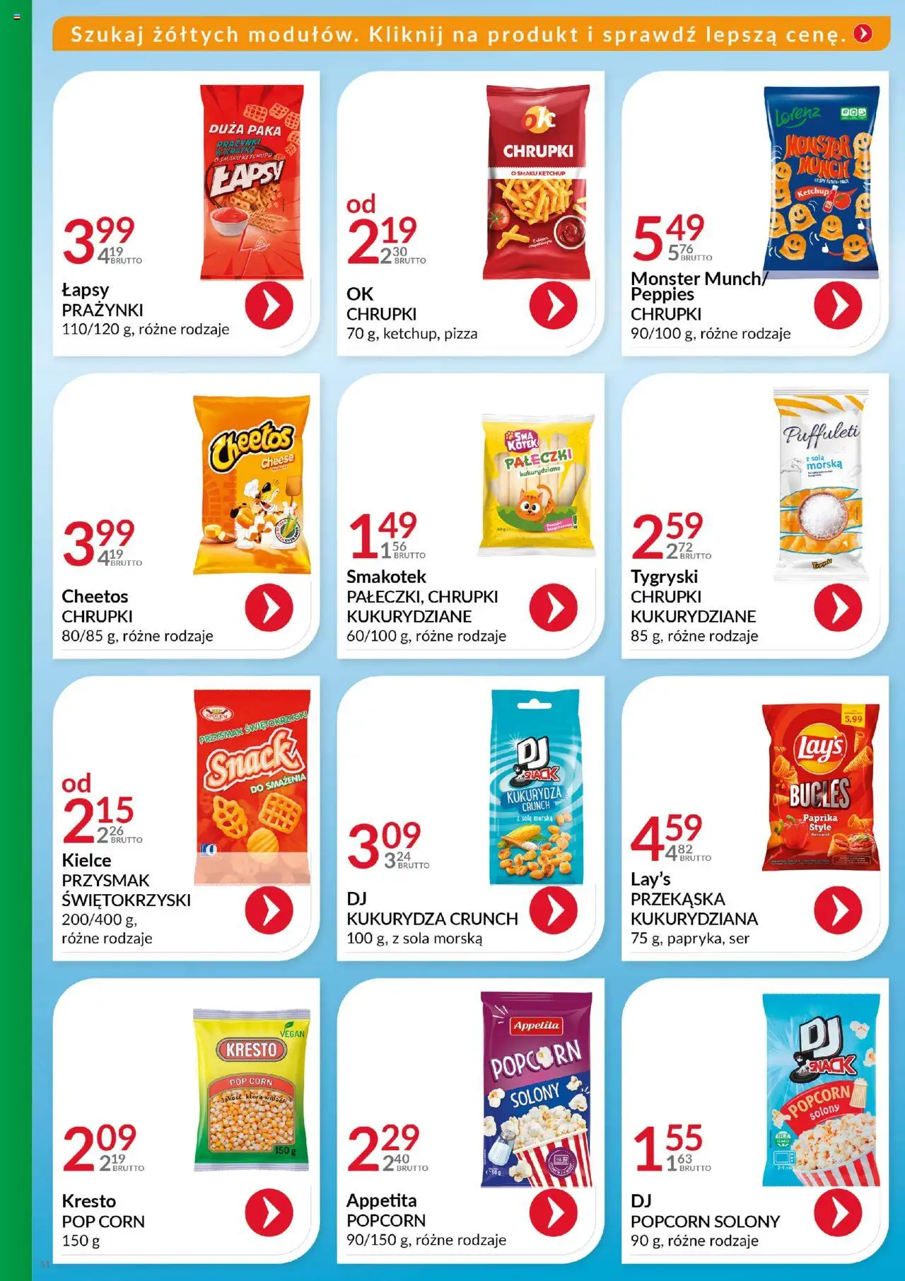 Eurocash Gazetka - Katalog Artykułów Spożywczych od 21.09.2025 | Strona: 51 | Produkty: Kukurydza, Ser, Pizza, Popcorn