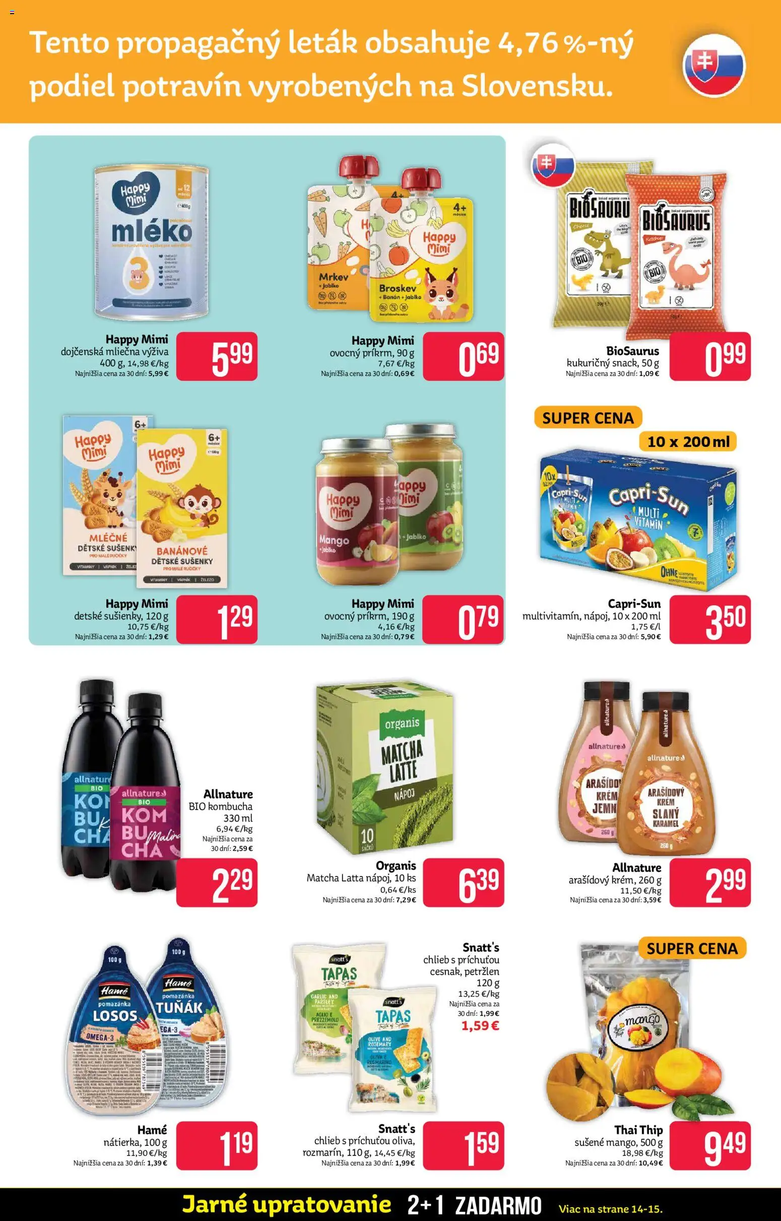 Nové Teta drogerie akcie – leták je platný od 13.04.2026 | Strana: 10 | Produkty: Chlieb, Losos, Krém, Petržlen