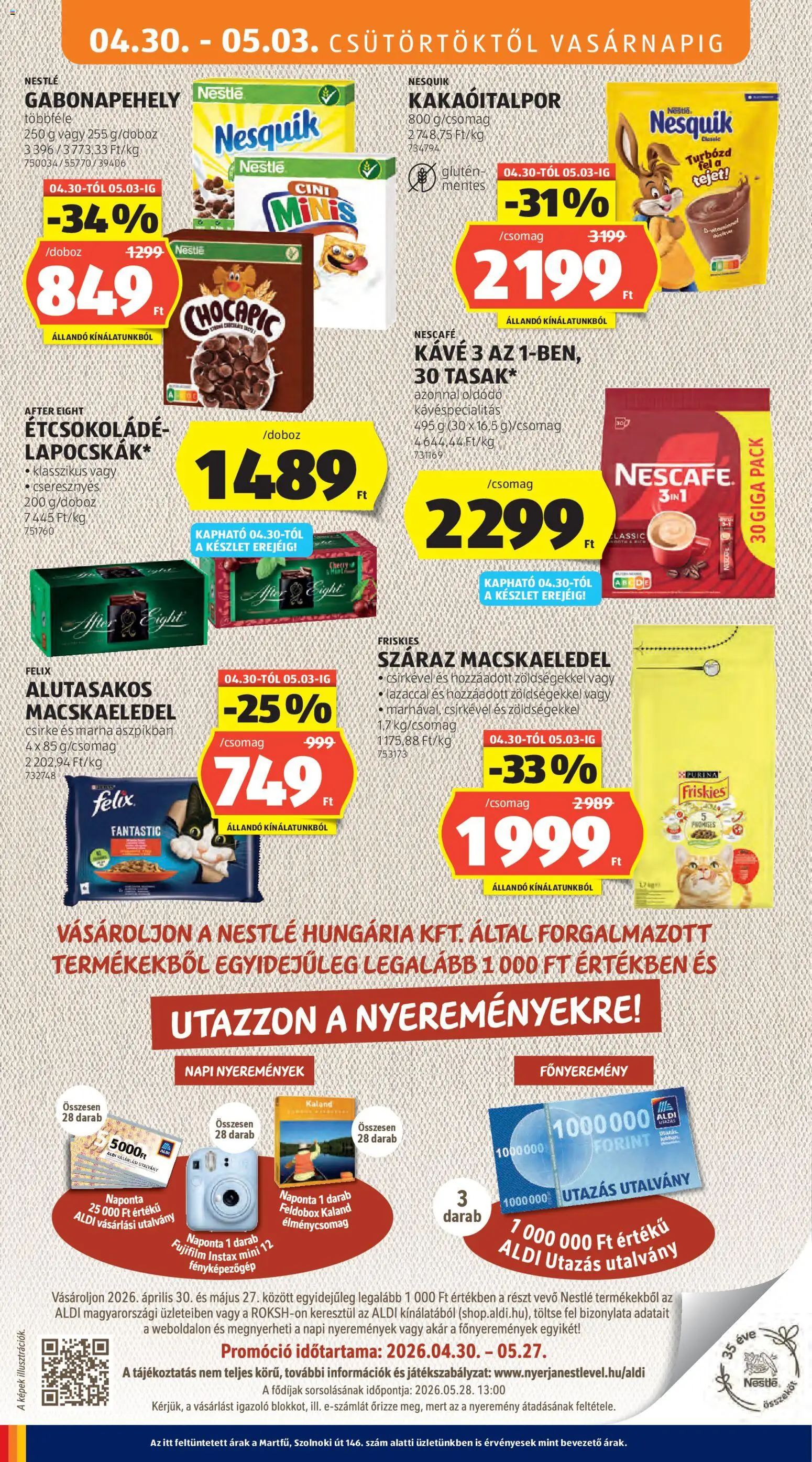 Aldi akciós újság ⚡ 2026.04.30.-tól/től ⚡ Szórólap | Magyarország
