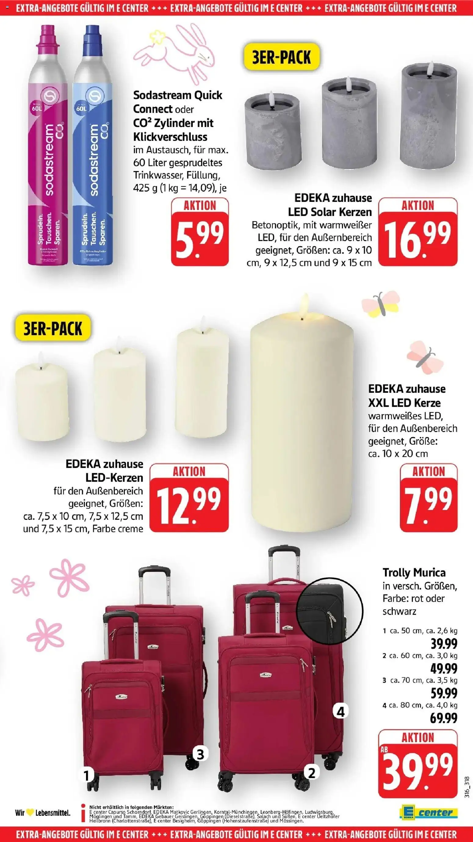 E center Prospekt Dettingen	 – gültig ab 23.03.2026 | Seite: 52 | Produkte: Creme, Sodastream