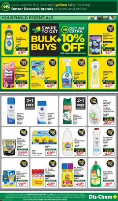 Dis-Chem specials catalogue – valid from 14.04.2026 | Page: 27 | Products: Toilet, Bleach, Conditioner, Tissues