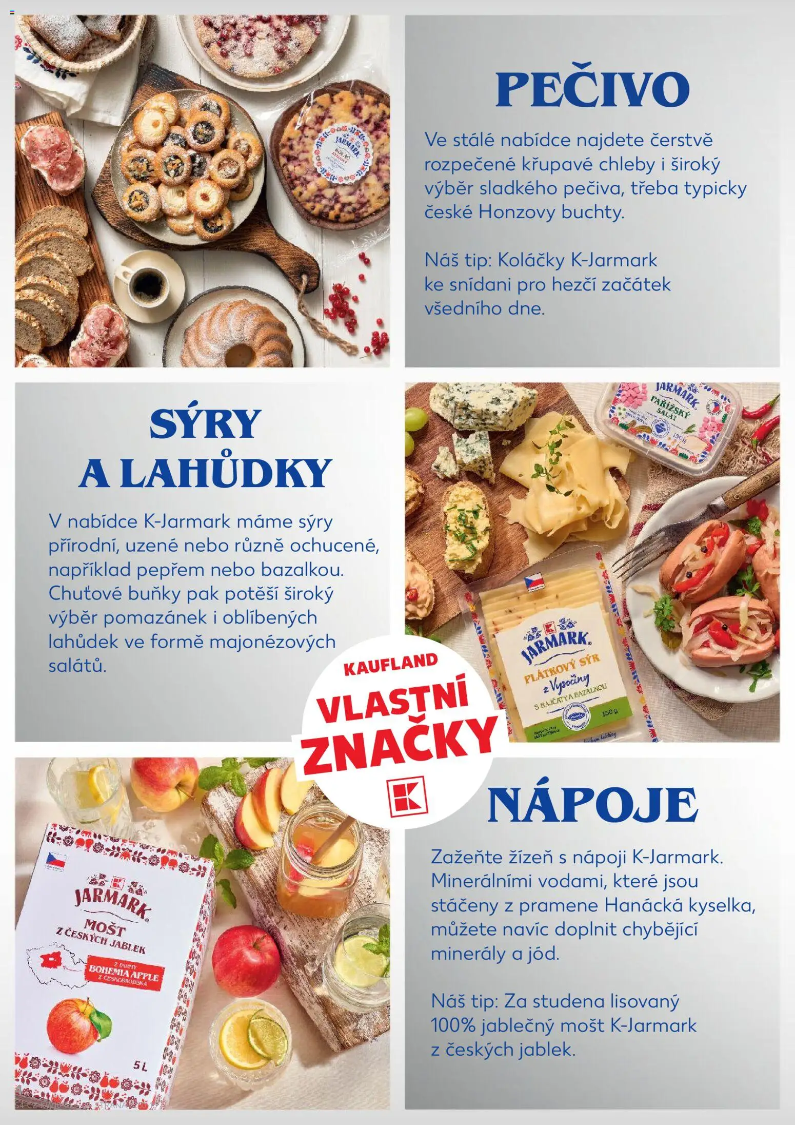 Kaufland leták - Chomutov od 04.03.2026 | Strana: 4 | Produkty: Sýr, Salát, Minerály, Pečivo