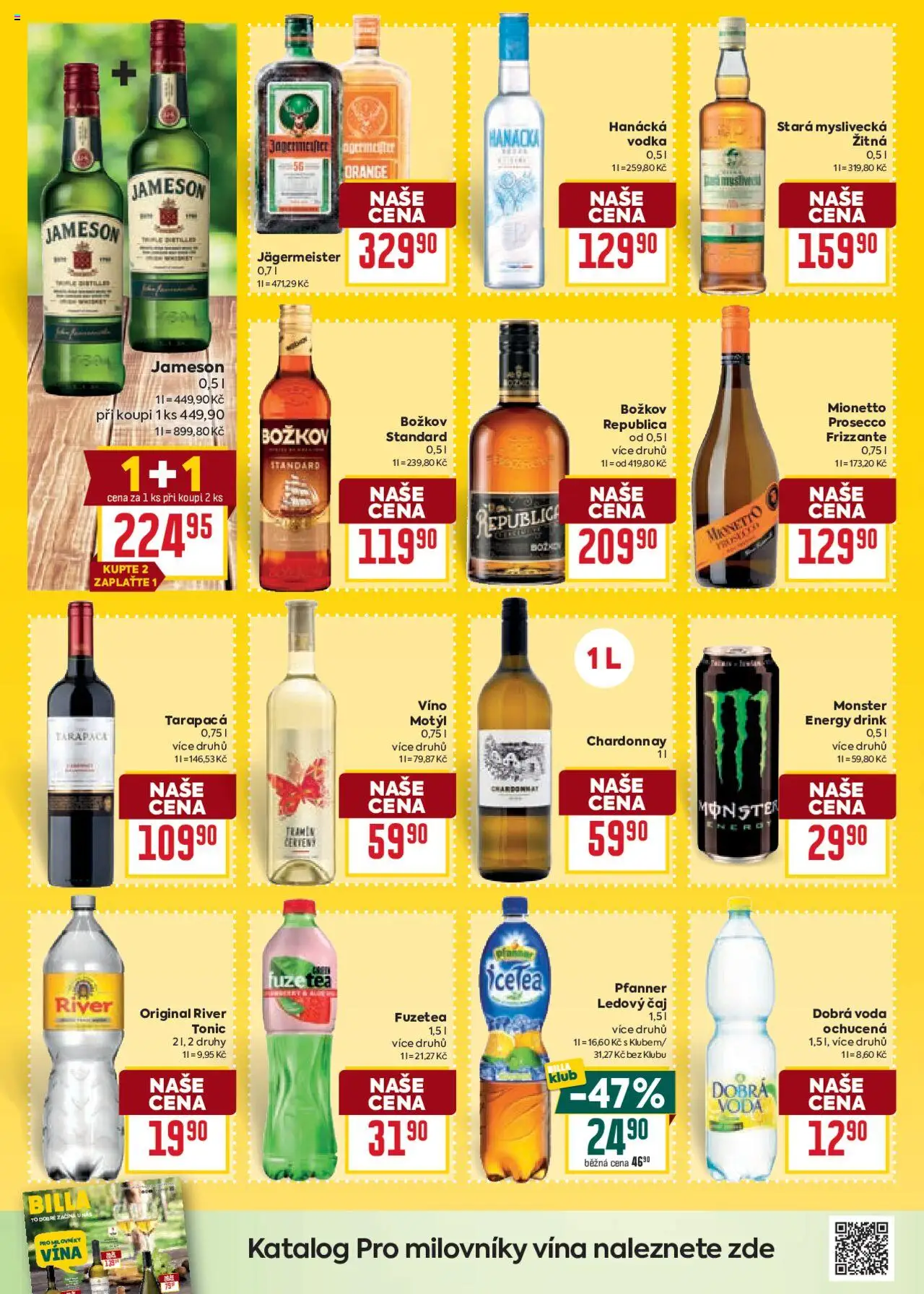 Billa Velký leták od 20.08.2025 | Strana: 23 | Produkty: Jameson, Čaj, Republica, Ledový čaj