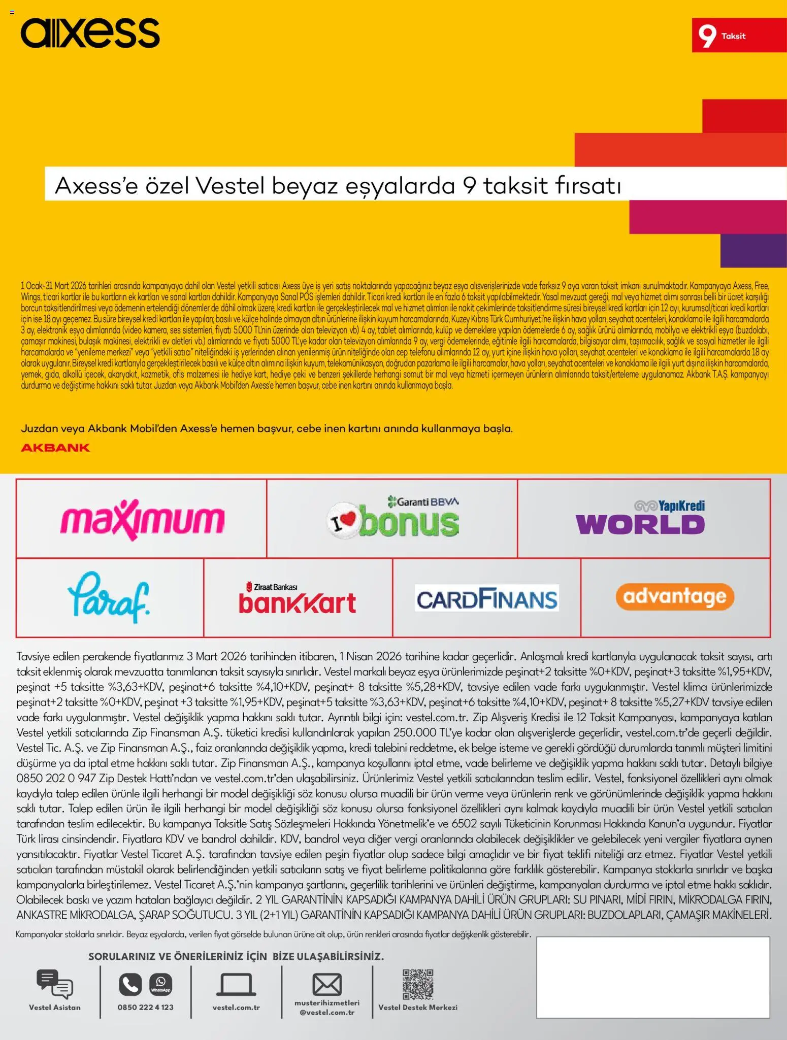 Vestel Katalog - 01.03.2026 tarihinden itibaren geçerlidir | Sayfa: 25 | Ürünler: Şarap, Tablet, Televizyon, Klima