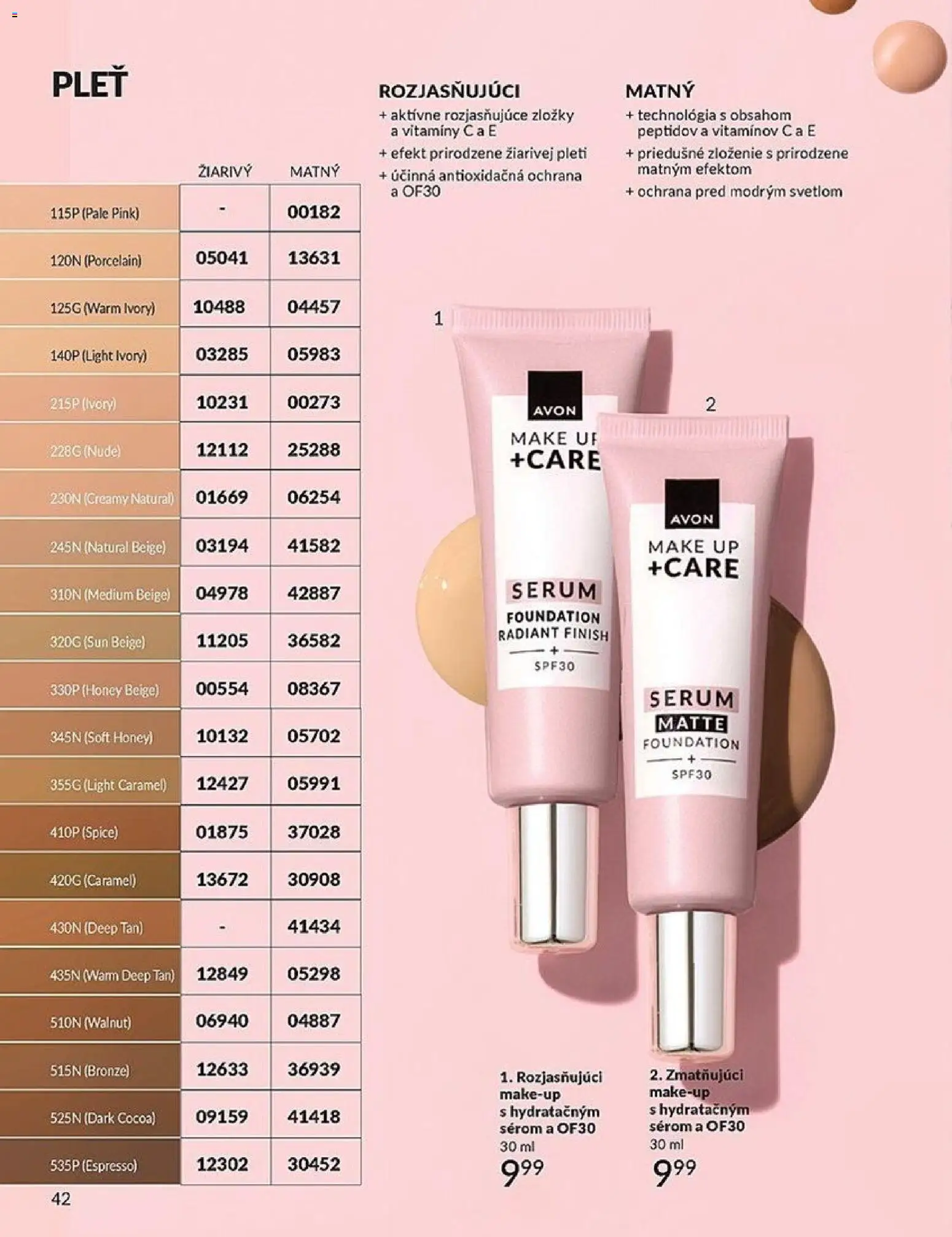 Nové Avon akcie – leták je platný od 01.03.2026 | Strana: 42 | Produkty: Make up