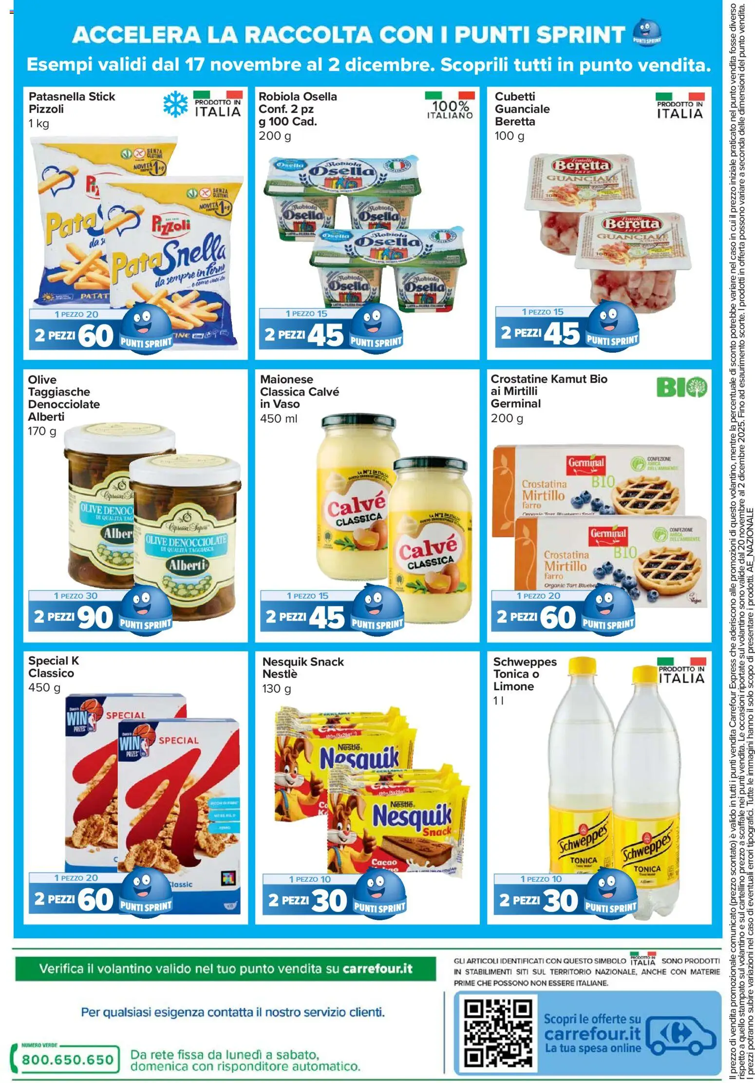 Volantino Carrefour del 20.11.2025 | Pagina: 16 | Prodotti: Maionese, Limone, Mirtilli, Robiola