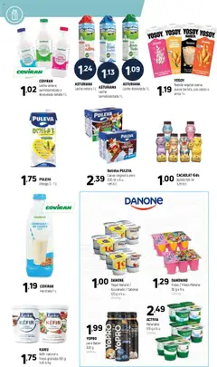 Coviran ofertas │ válido desde el 09.09.2025 | Página: 6 | Productos: Leche desnatada, Δοχείο φοντί, Yogur, Φρυγανιές σικάλεως