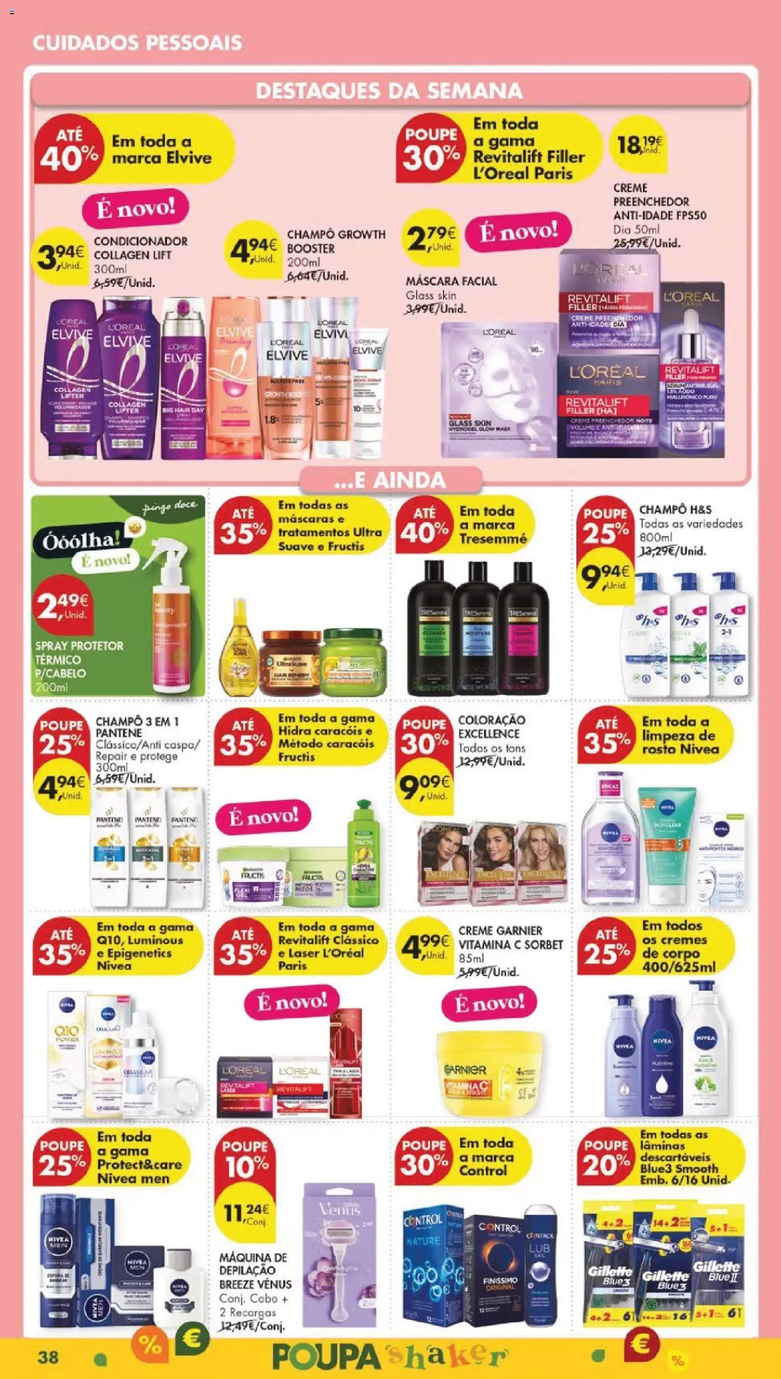 Pingo Doce folheto │ válido de 13.01.2026 | Página: 42 | Produtos: Condicionador, Máscara facial, Sérum, Vitamina c