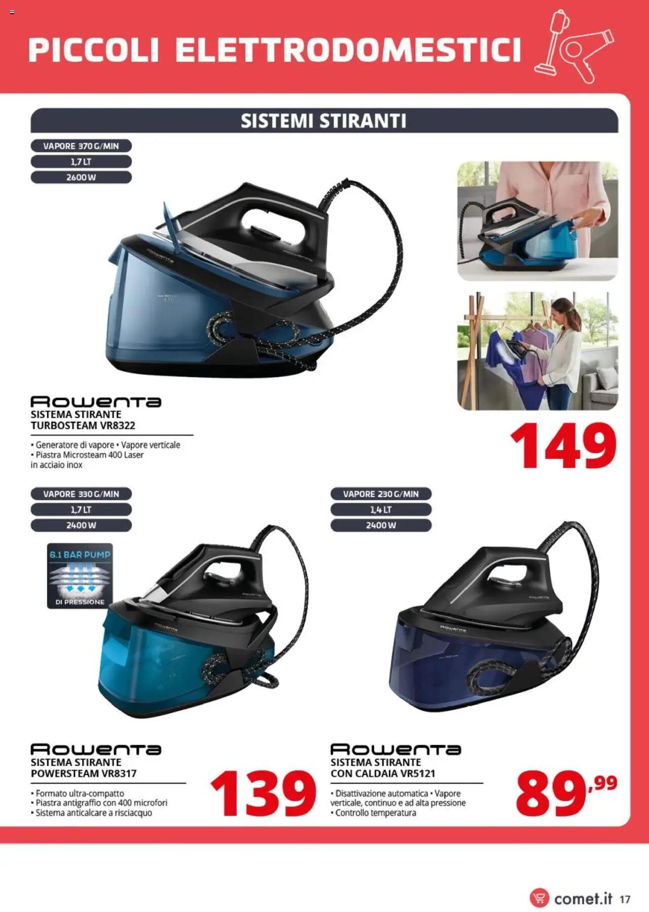 Volantino Comet del 09.10.2025 | Pagina: 17 | Prodotti: Caldaia, Anticalcare, Generatore