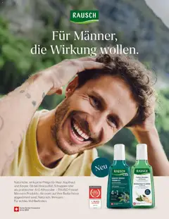 RAUSCH ENERGY-BOOST-SHAMPOO, mit Wacholder, Belebend und spendet Feuchtigkeit, with juniper, Revitalizes and moisturizes, 4 in 1 ab 14.11.2025 gültig | Seite: 41 | Produkte: Shampoo