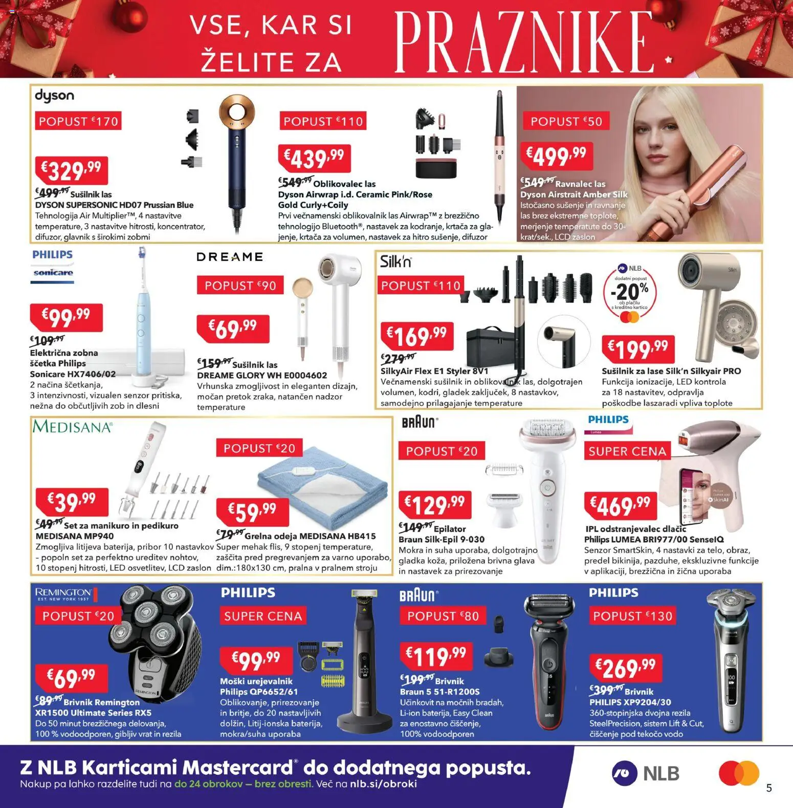 Novi Harvey Norman katalog ponudbe – veljaven od 08.12.2025 | Stran: 5 | Izdelki: Pribor, Odeja, Krtaca, Brivnik