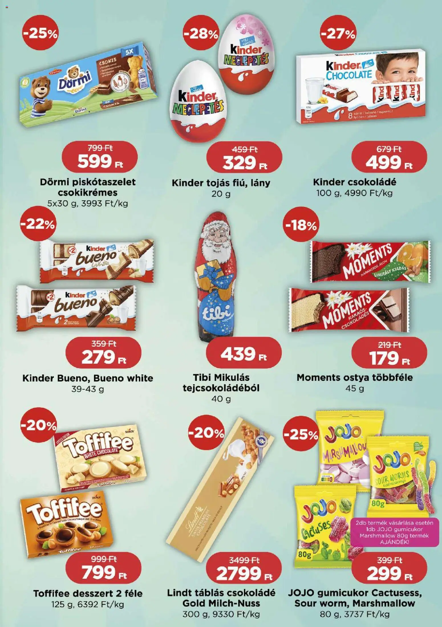 Reál akciós ujság - amely érvényes a következő dátumtól: 27.11.2025 | Oldal: 3 | Termékek: Gumicukor, Toffifee, Tojás, Csokoládé