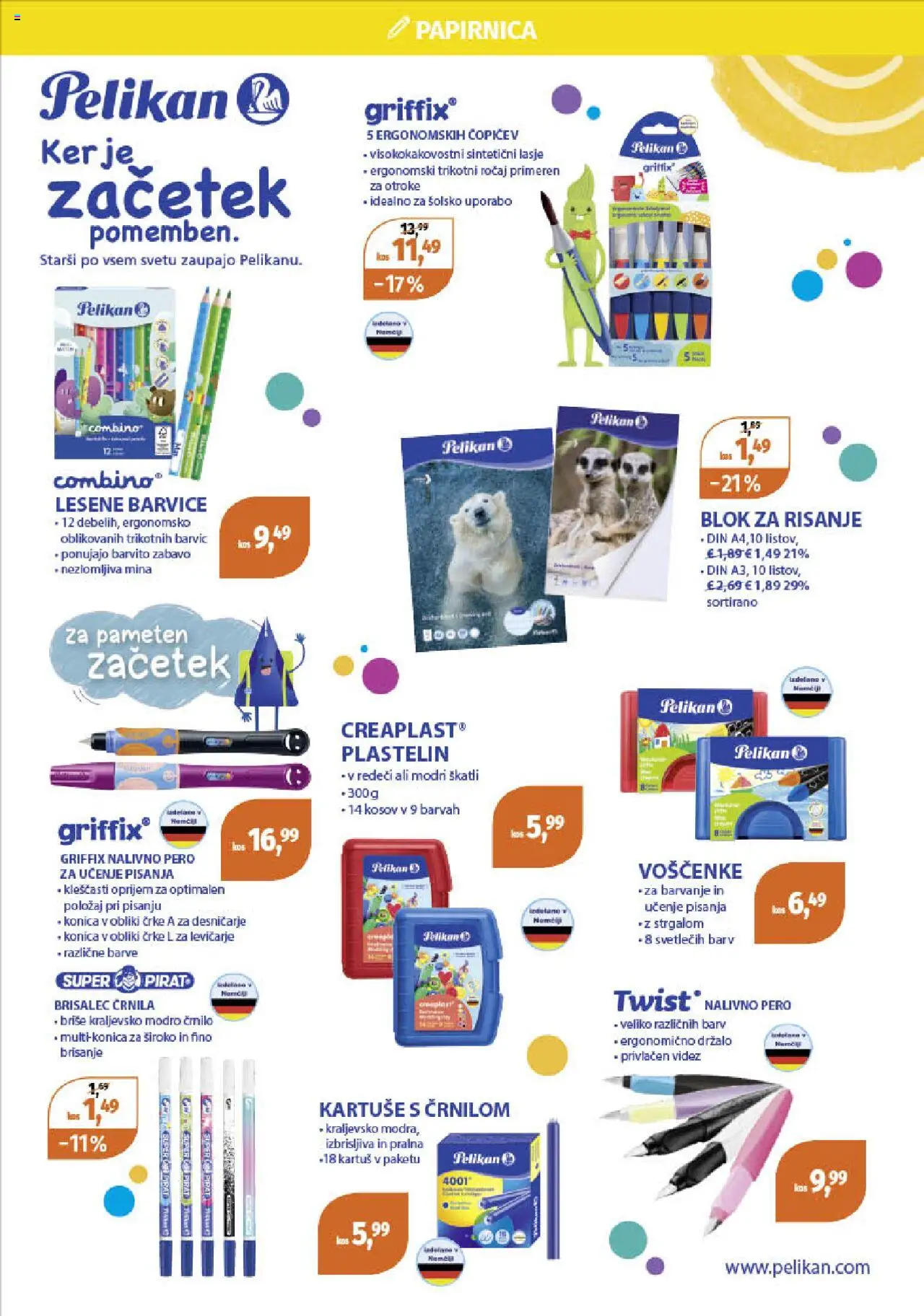 Müller katalog │ velja od 11.08.2025 | Stran: 8 | Izdelki: Barvice, Kos, Blok