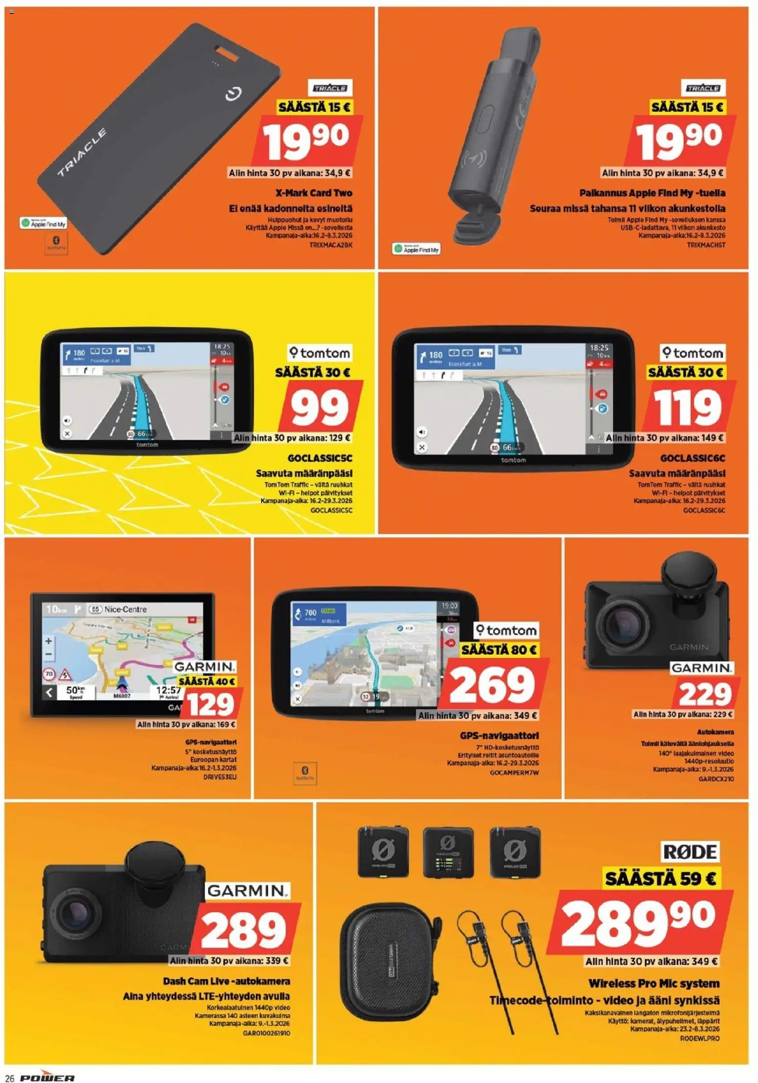 Power tarjoukset – voimassa 23.03.2026 alkaen | Sivu: 26 | Tuotteet: Video