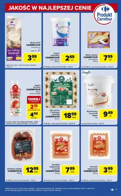 Carrefour Gazetka - Express II od 29.07.2025 | Strona: 7 | Produkty: Kiełbasa, Bez laktozy, Jogurt naturalny, Kiełbasa śląska