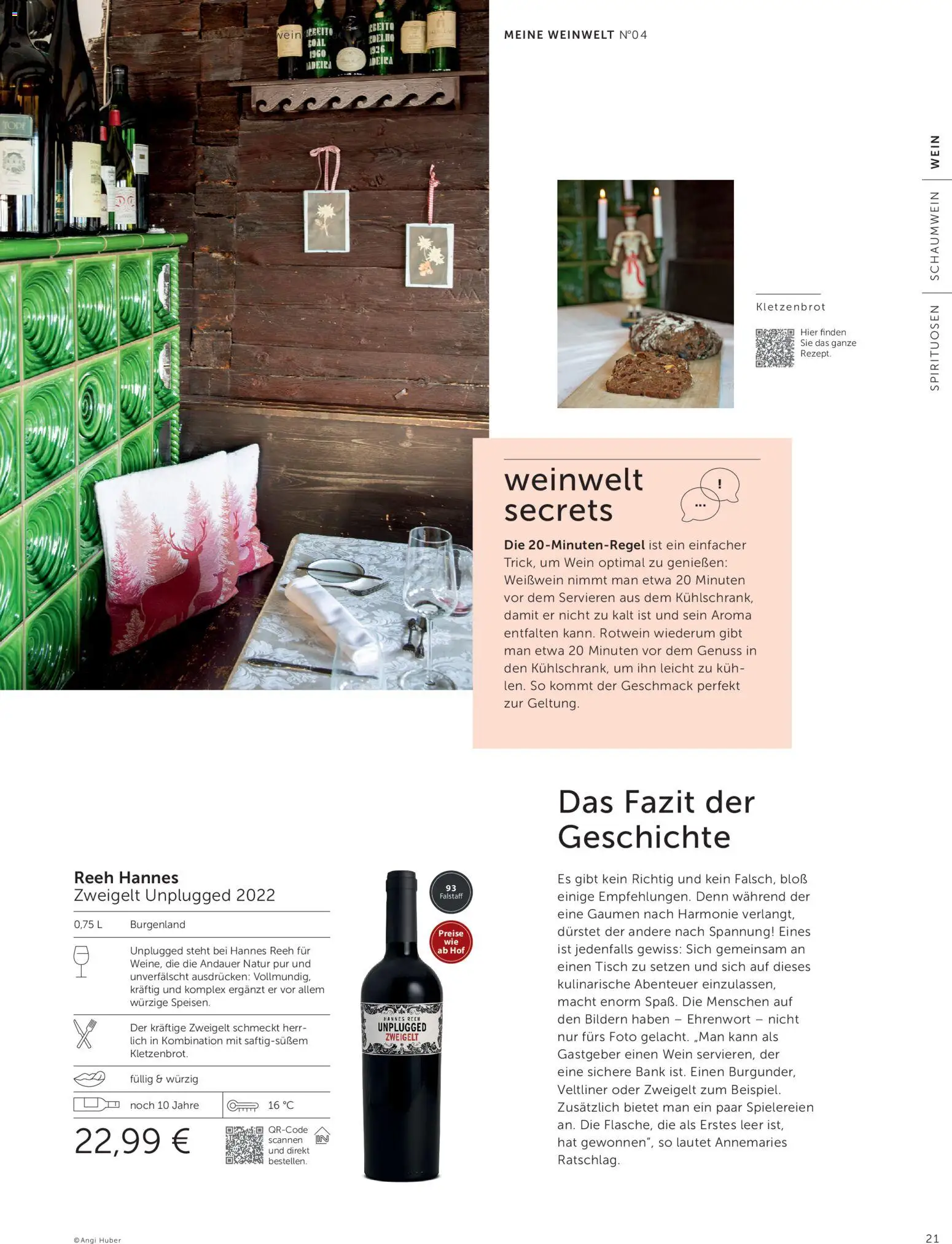 Interspar Meine Weinwelt Ausgabe Winter 2025 gültig ab 14.12.2025 | Seite: 21 | Produkte: Häränliha, Tisch, Wein
