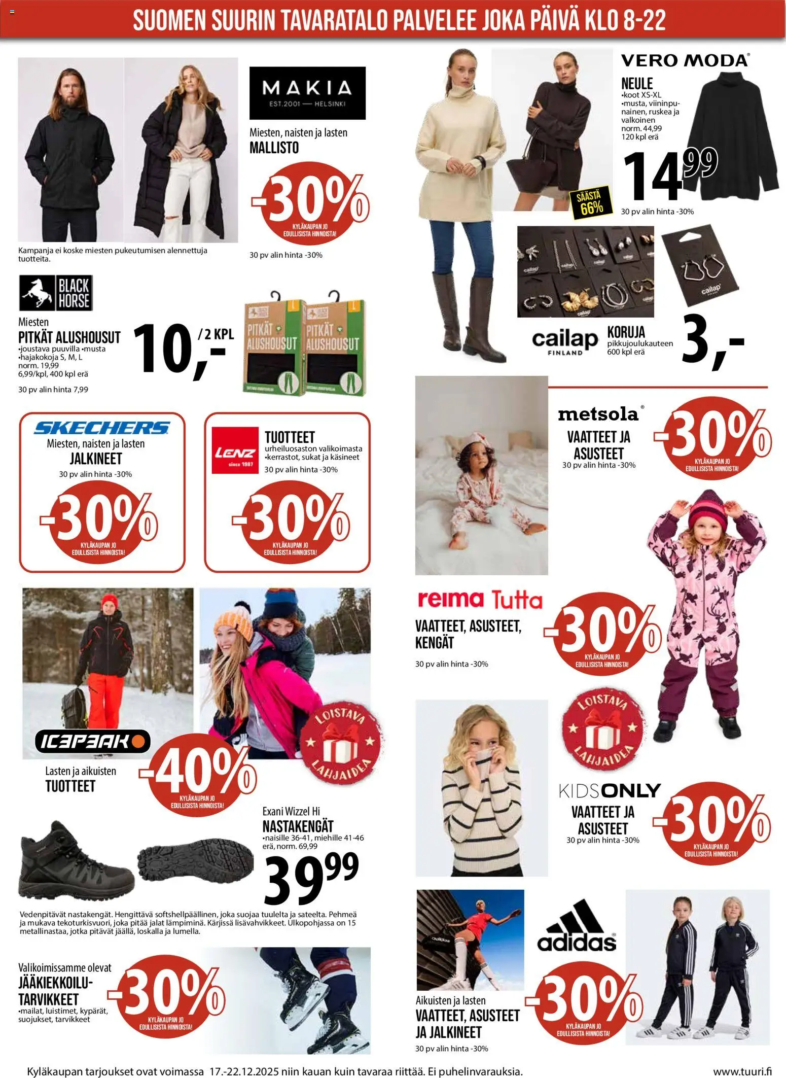 Tuuri tarjoukset – voimassa 17.12.2025 alkaen | Sivu: 7 | Tuotteet: Vaatteet, Sukat, Käsineet, Neule