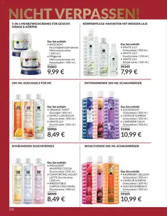 AVON Katalog Dezember 2025 ab 01.12.2025 gültig | Seite: 234 | Produkte: Duschgel, Avocado, Duschcreme, Körperspray