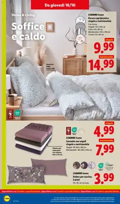 Anteprima del volantino LIVARNO home Federa per cuscino, 2 pezzi, 50 x 80 cm ciascuna valido a partire dal 13.10.2025 | Pagina: 50
