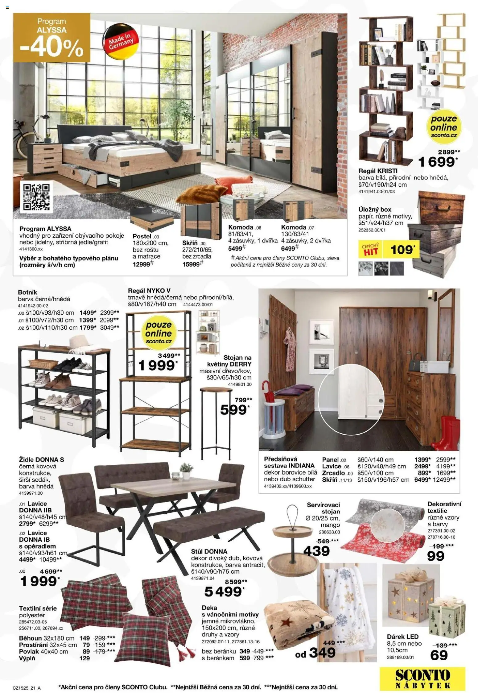 Sconto nábytek leták od 26.11.2025 | Strana: 21 | Produkty: Úložný box, Lavice, Botník, Běhoun