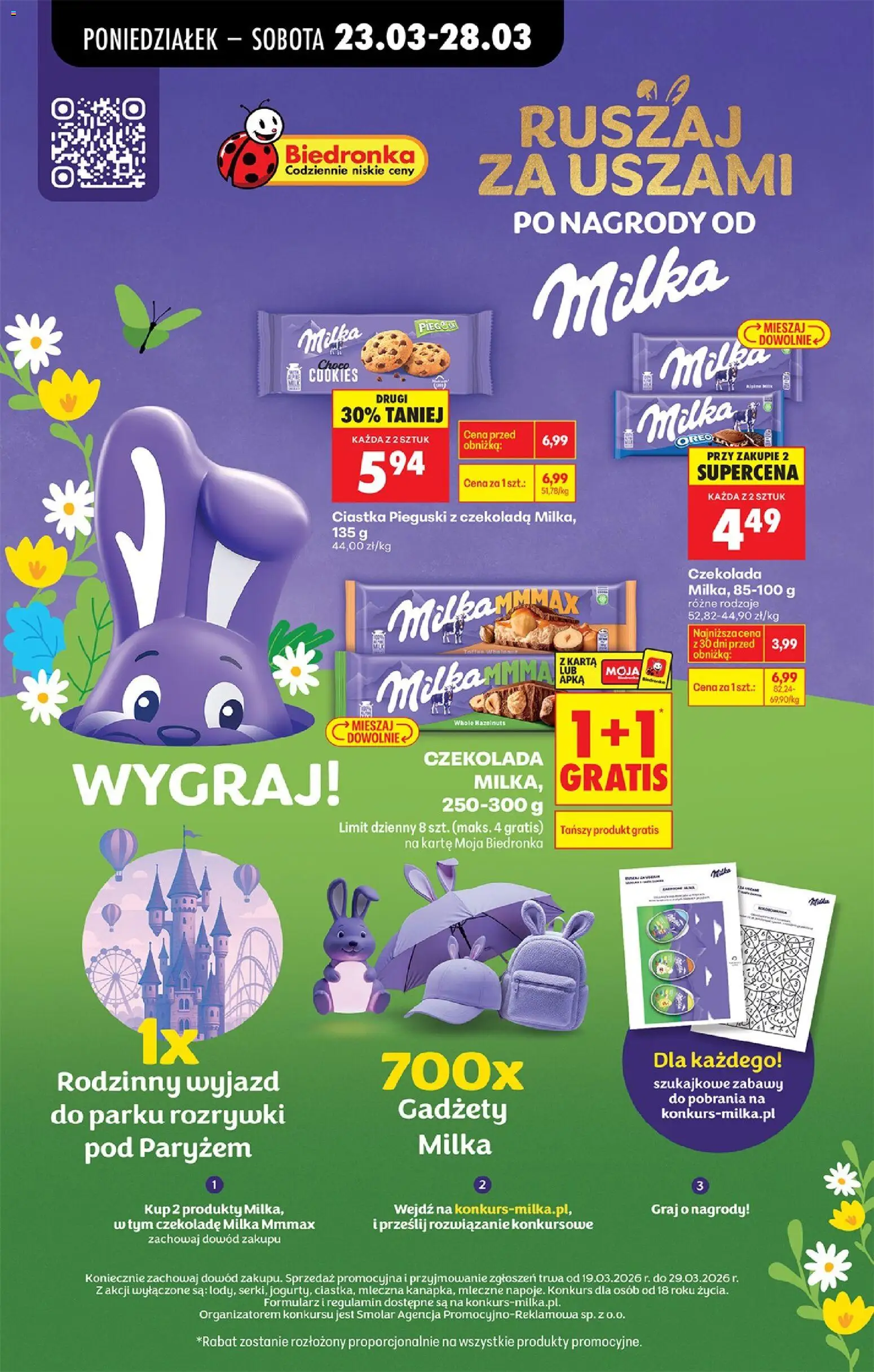 Biedronka Polsko leták od 23.03.2026 | Strana: 69 | Produkty: Milka, Cookies, Oreo