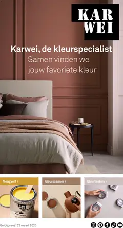 KARWEI folder -  - Voorbeeld van een folder van KARWEI, geldig van 23.03.2026