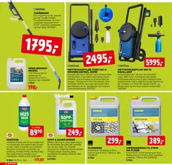 Forhåndsvisning av Jem & Fix kundeavis gyldig fra 11.04.2026 | Side: 10 | Produkter: Høytrykkspyler, Сушильные машины, Sopp, Håndtak