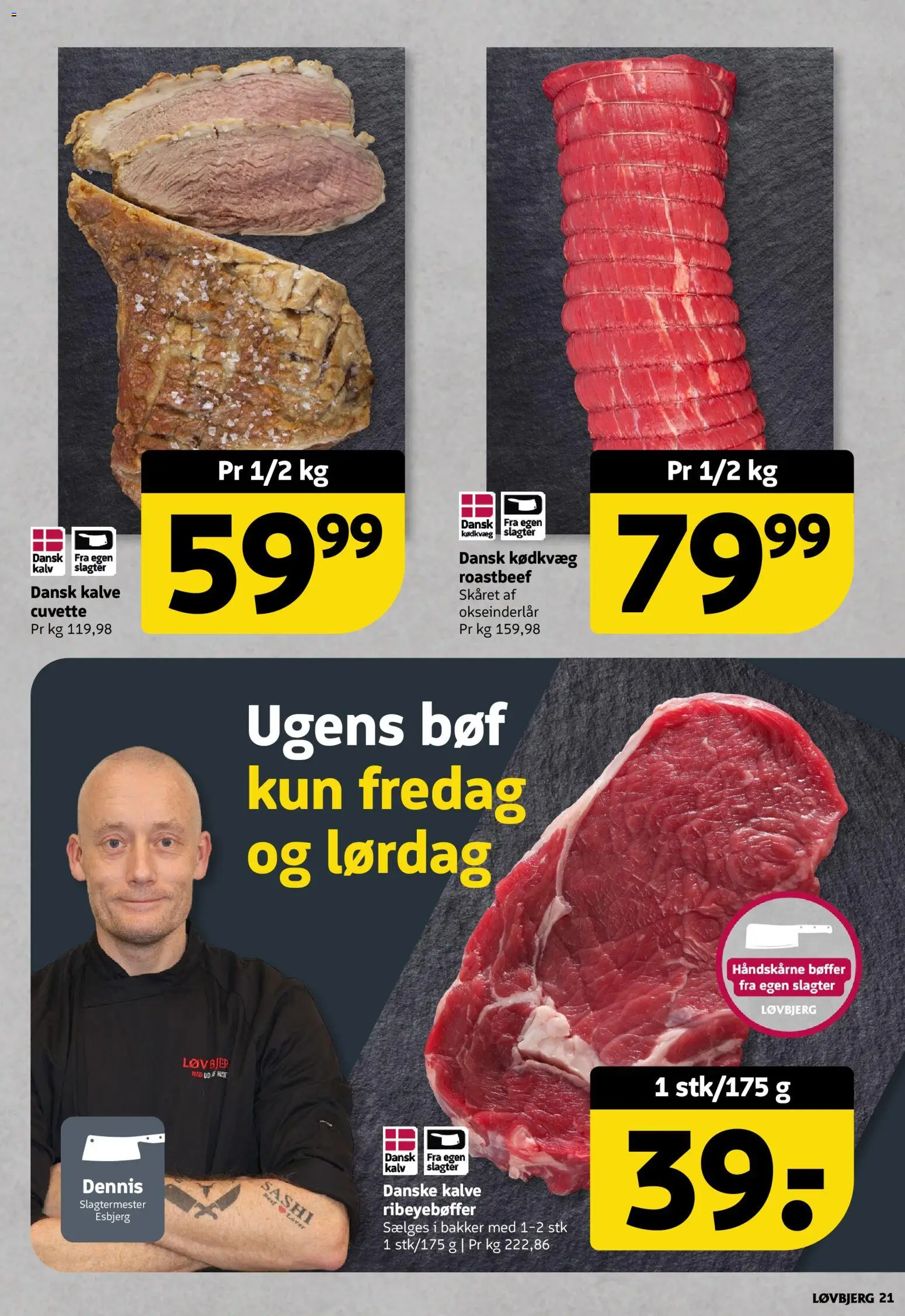 Løvbjerg tilbudsavis – gyldig fra 16.01.2026 | Side: 23 | Produkter: Bøffer, Roastbeef
