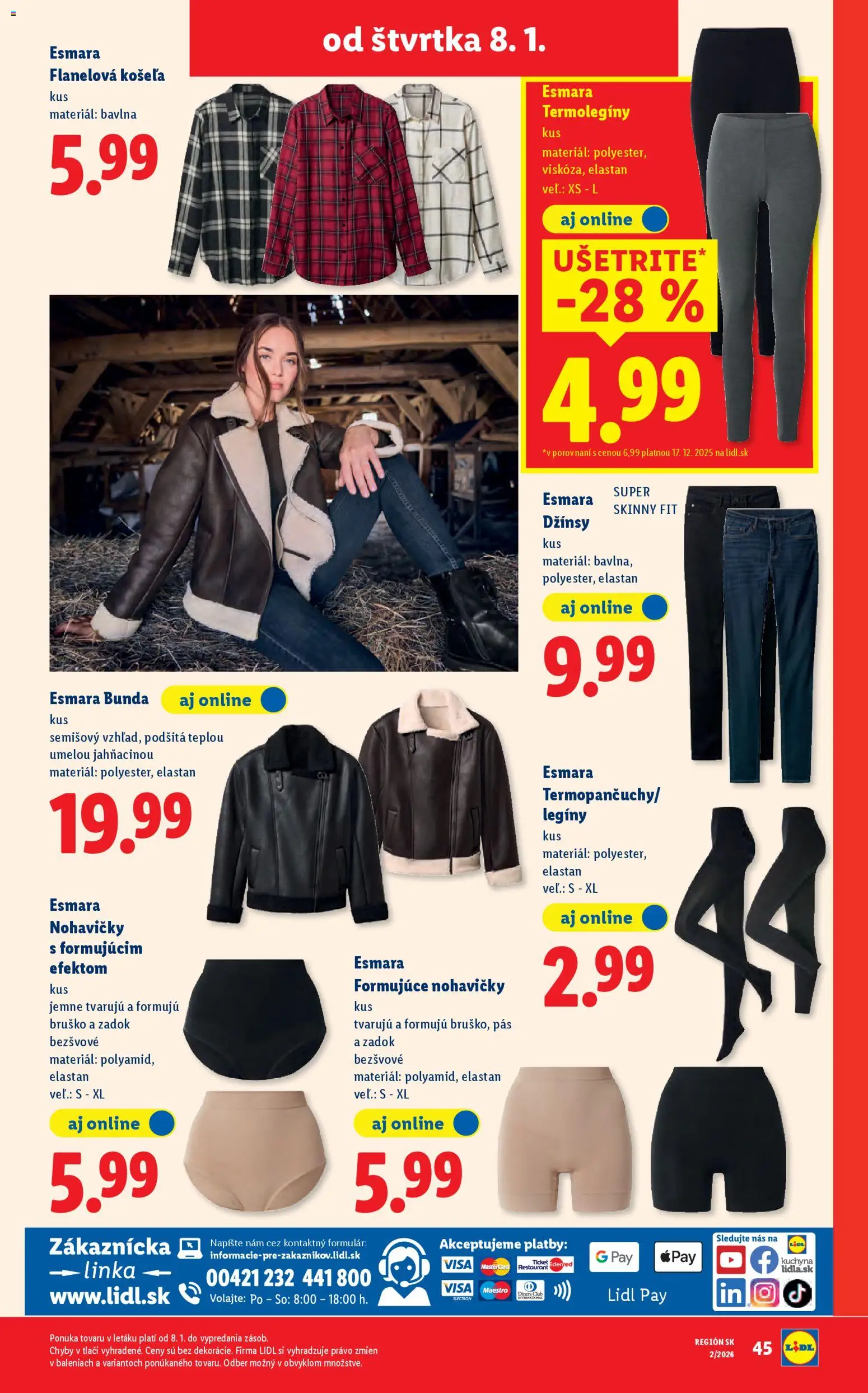 Nové Lidl akcie – leták je platný od 05.01.2026 | Strana: 74 | Produkty: Pás, Kuchyňa, Košeľa, Nohavičky