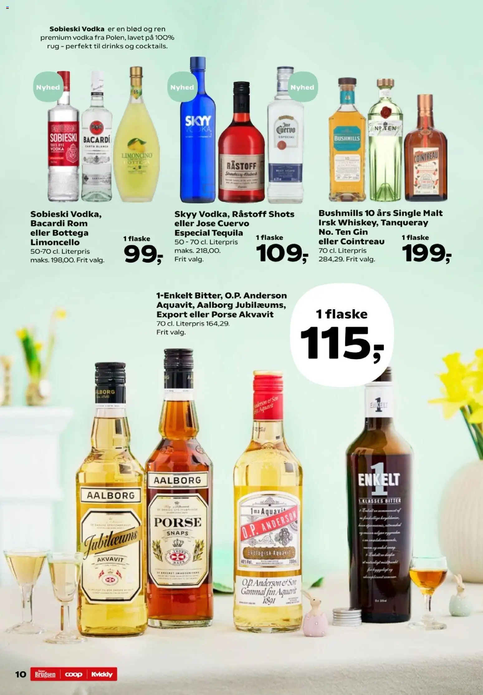 Super Brugsen tilbudsavis – gyldig fra 06.03.2026 | Side: 49 | Produkter: Gin, Vodka, Rom
