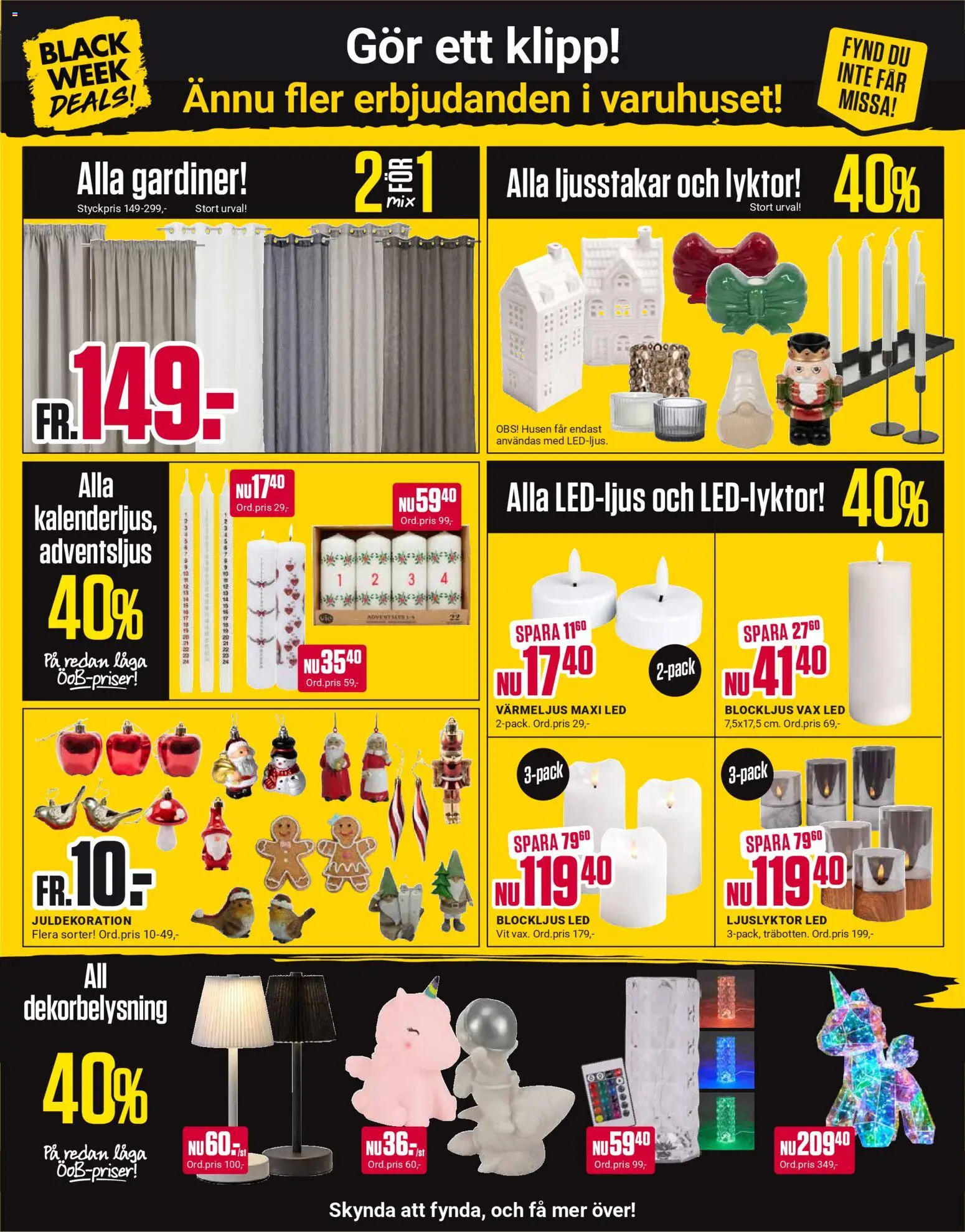 ÖoB reklamblad aktuell från 24.11.2025 | Sida: 9 | Produkter: Värmeljus