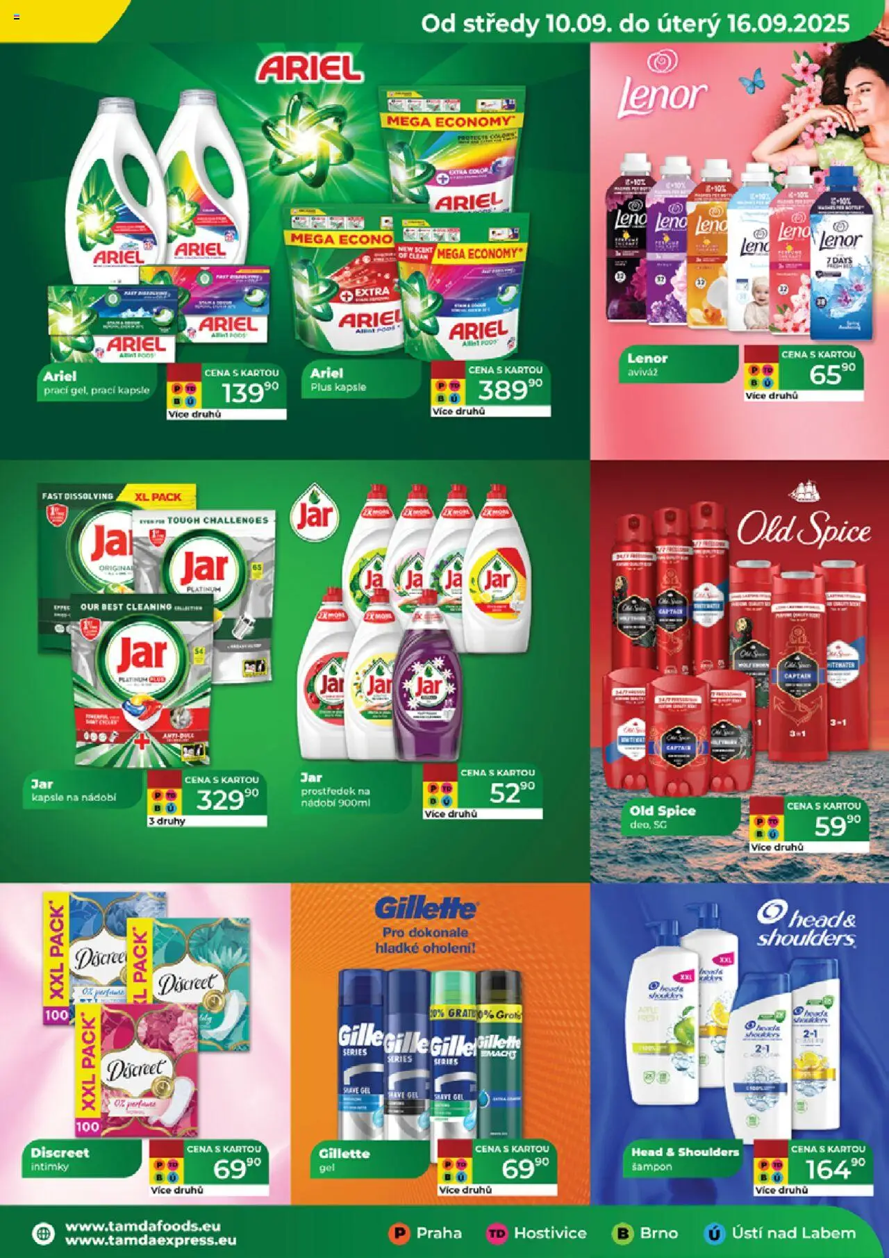 Tamda Foods leták od 10.09.2025 | Strana: 47 | Produkty: Aviváž, Lenor, Nádobí, Old Spice