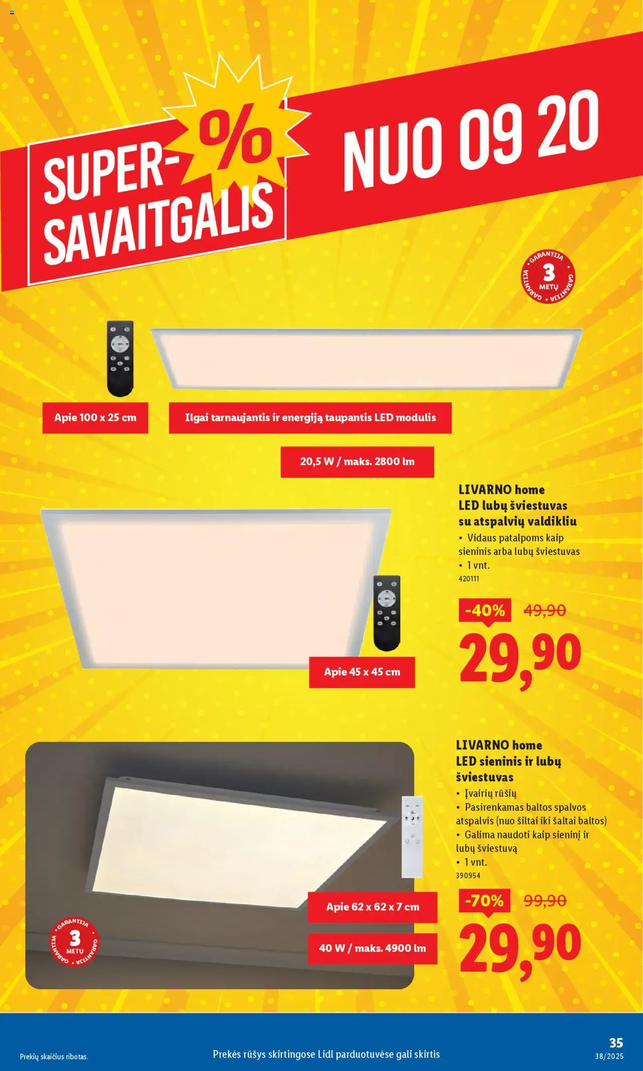 LIDL akcijos nuo 15.09.2025 | Puslapis: 35