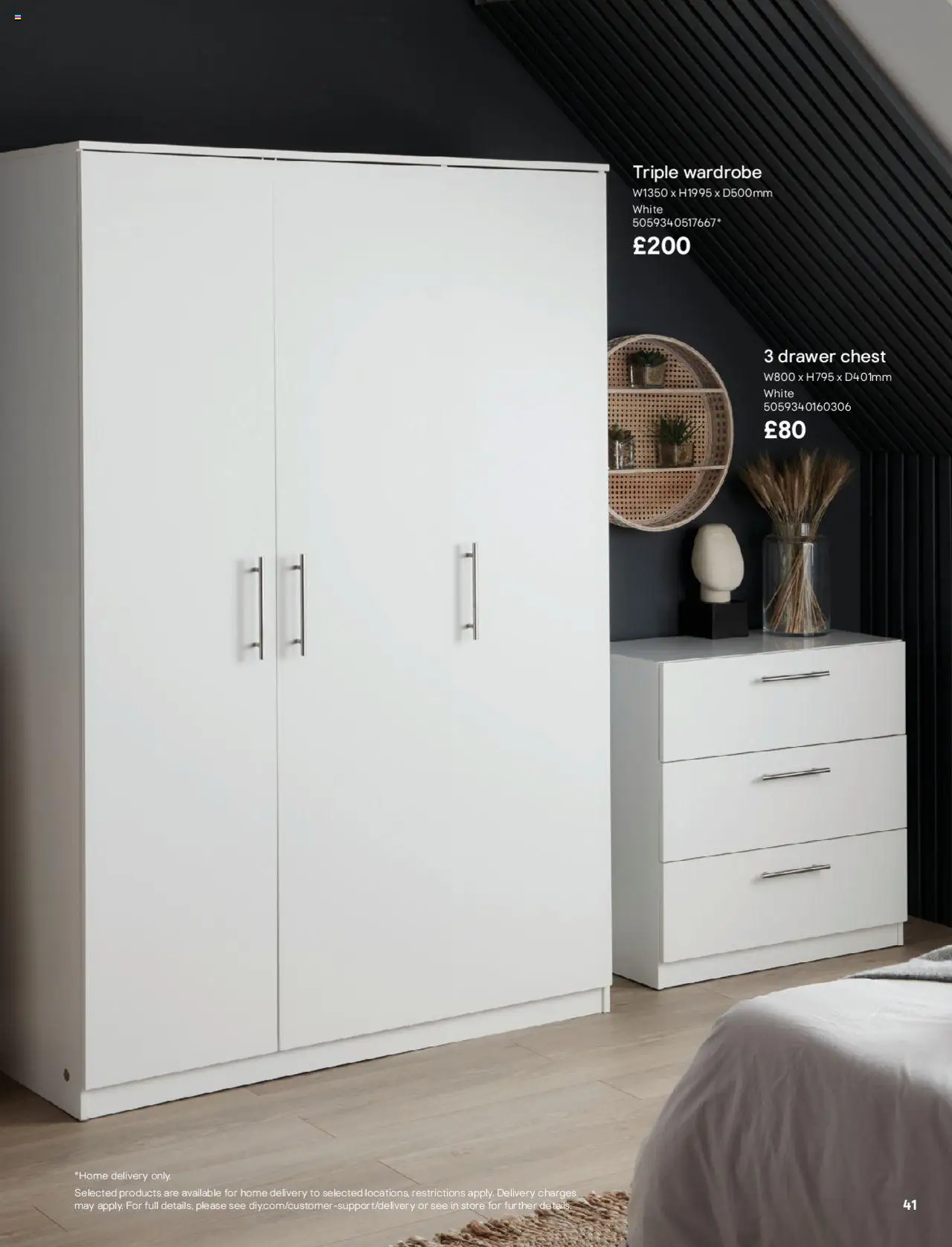  | Page: 41 | Products: Drawer chest, Wardrobe